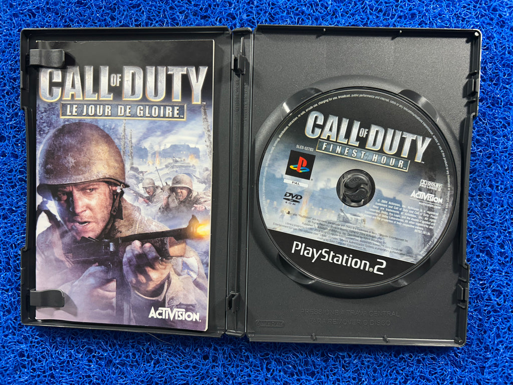 PS2 Call of duty finest hour (E)