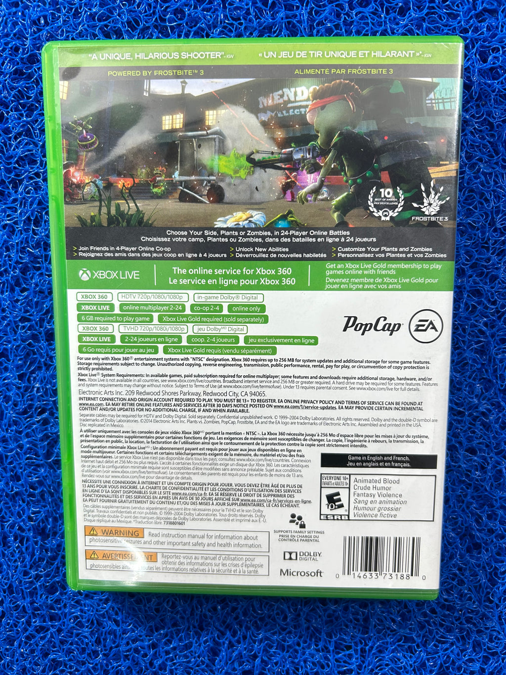 X360 Plants vs. zombies garden warfare (A)