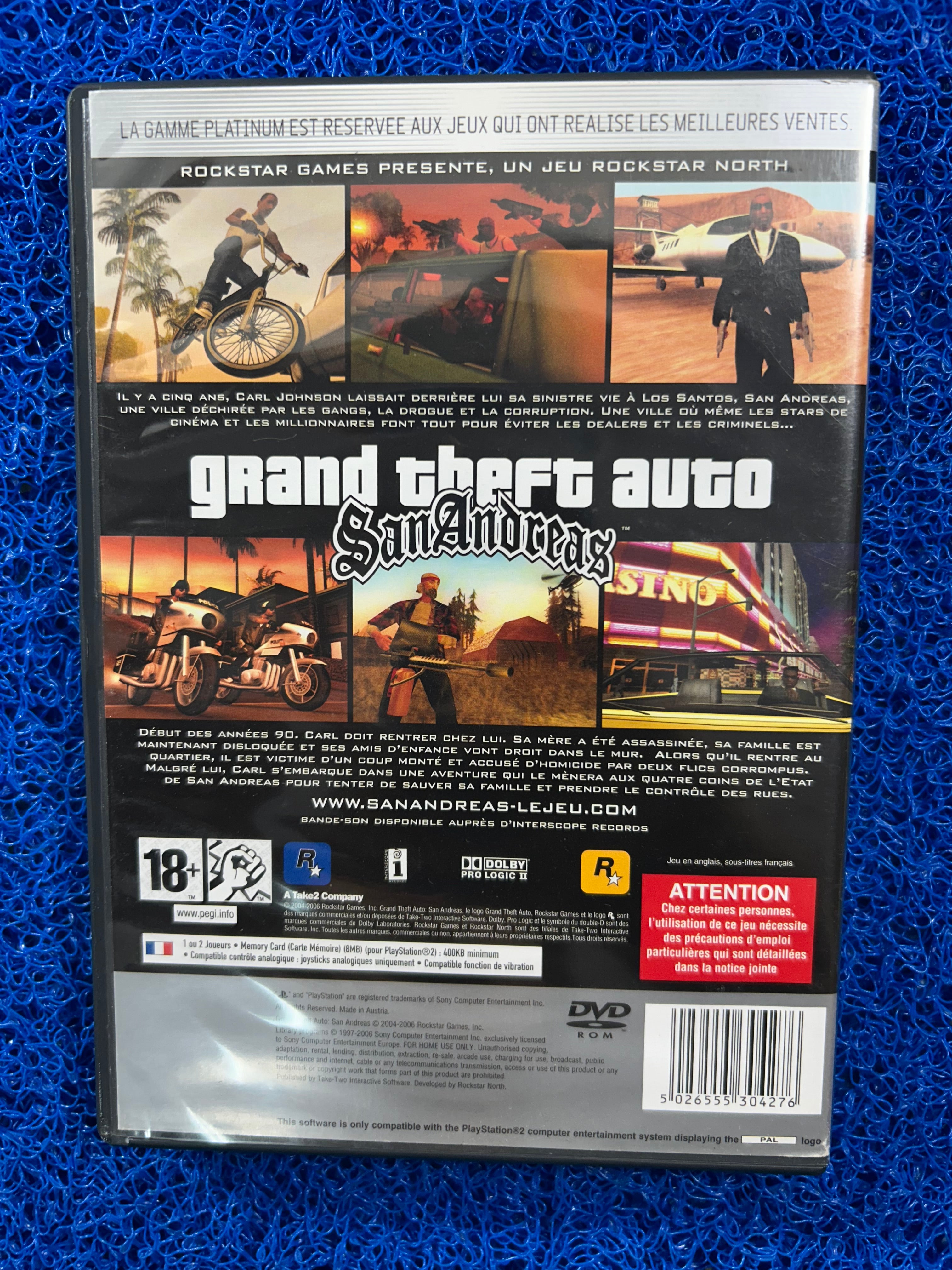 PS2 GTA San andreas (E)