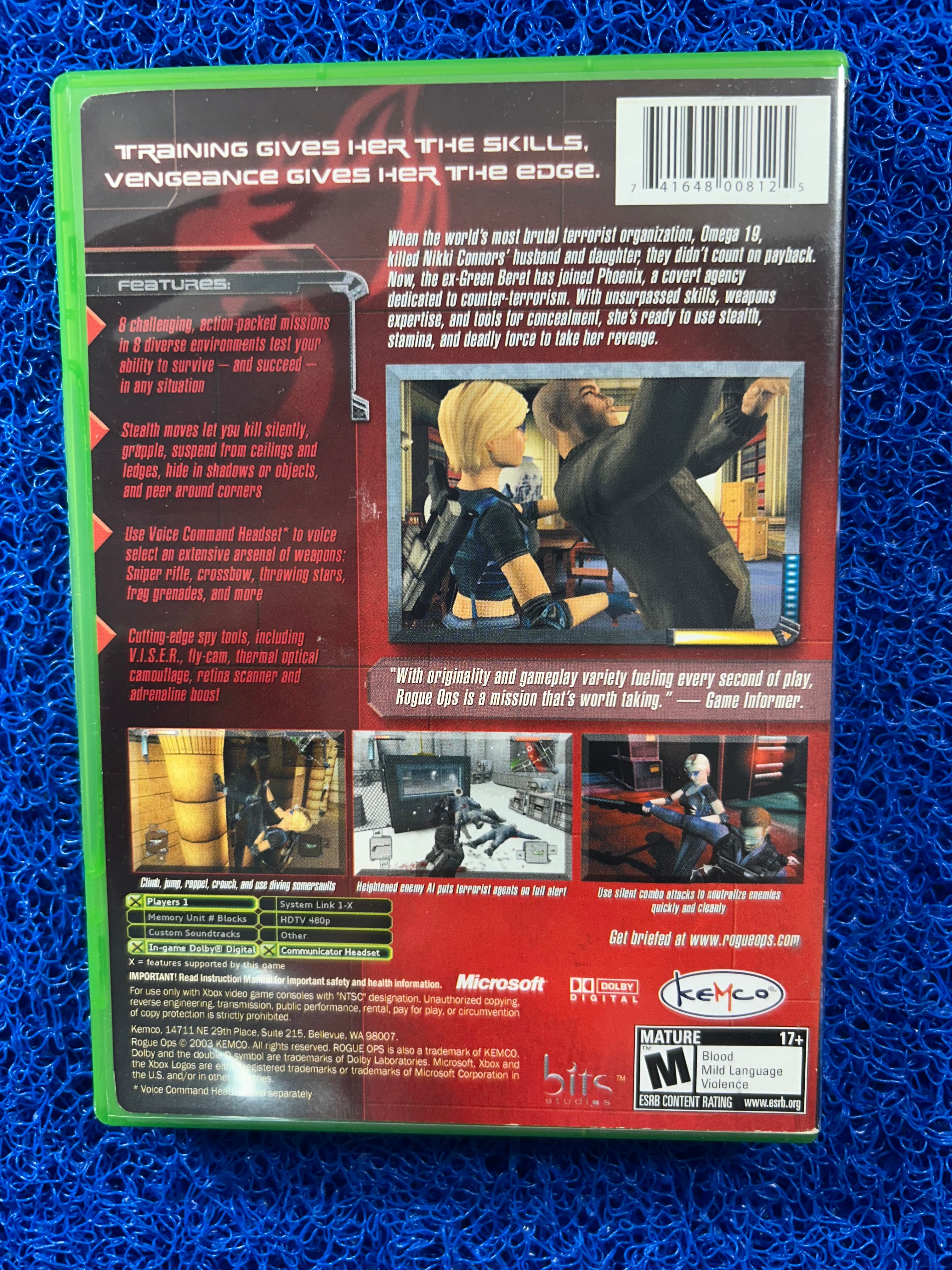 XBOX Rogue ops (A)