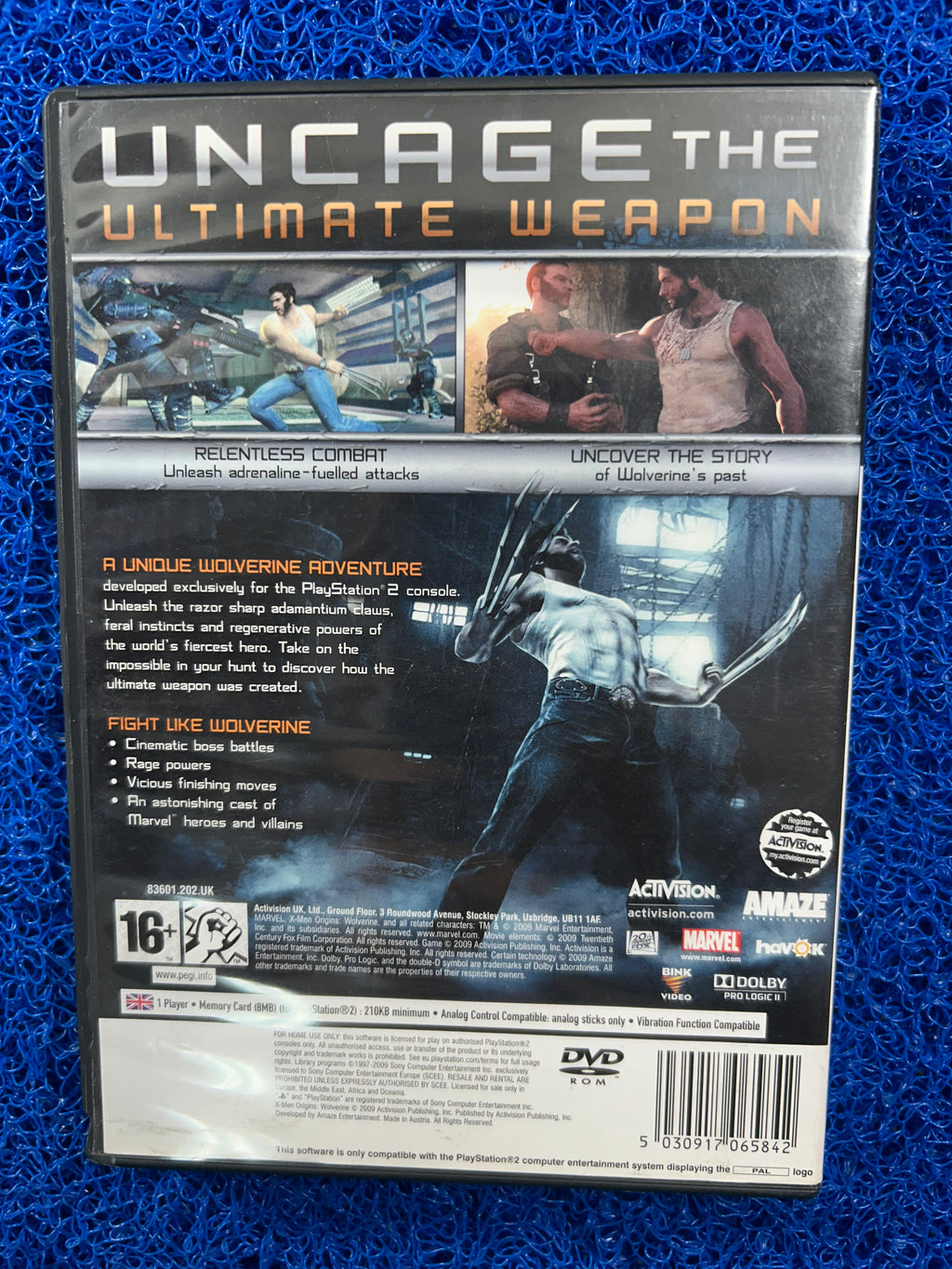 PS2 Xmen Wolverine (E)