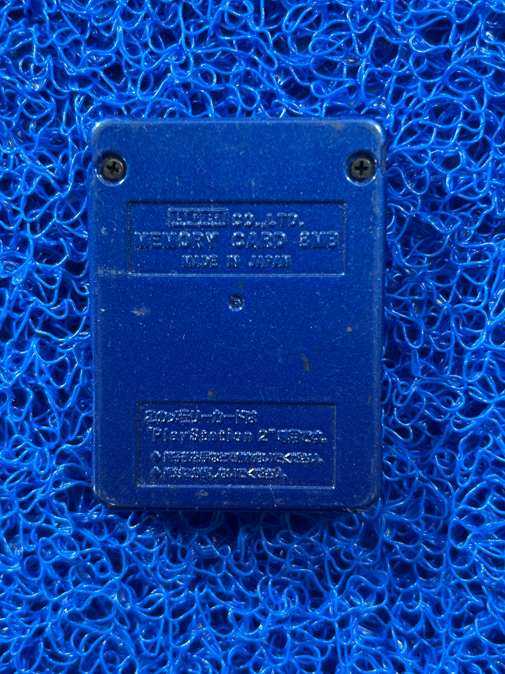 ACESSÓRIOS Memory card de ps2 azul metálico