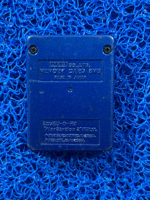 ACESSÓRIOS Memory card de ps2 azul metálico