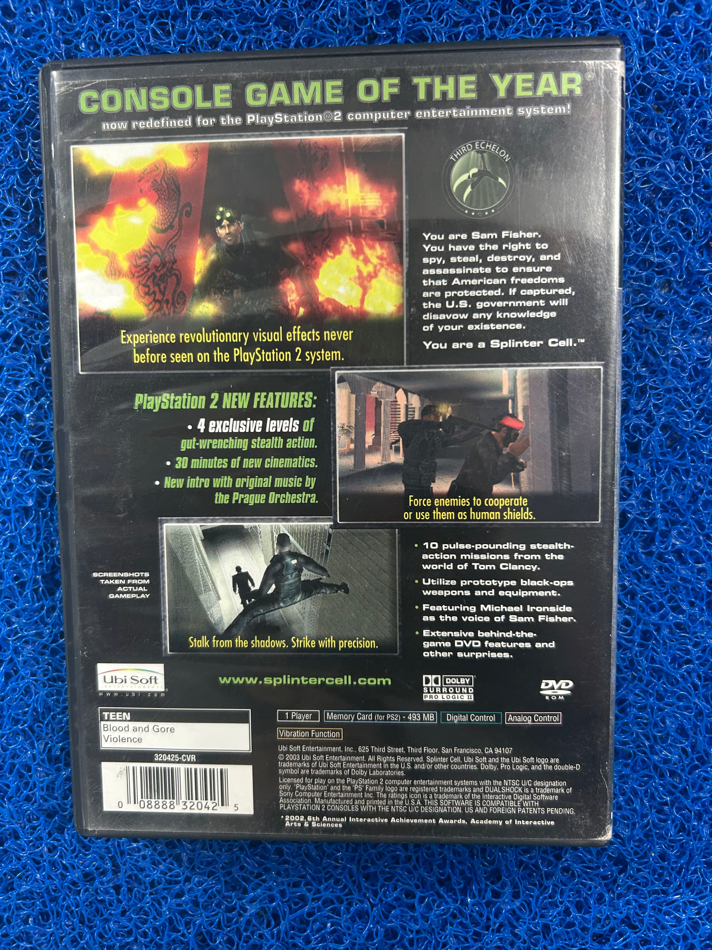 PS2# Splinter cell (A)