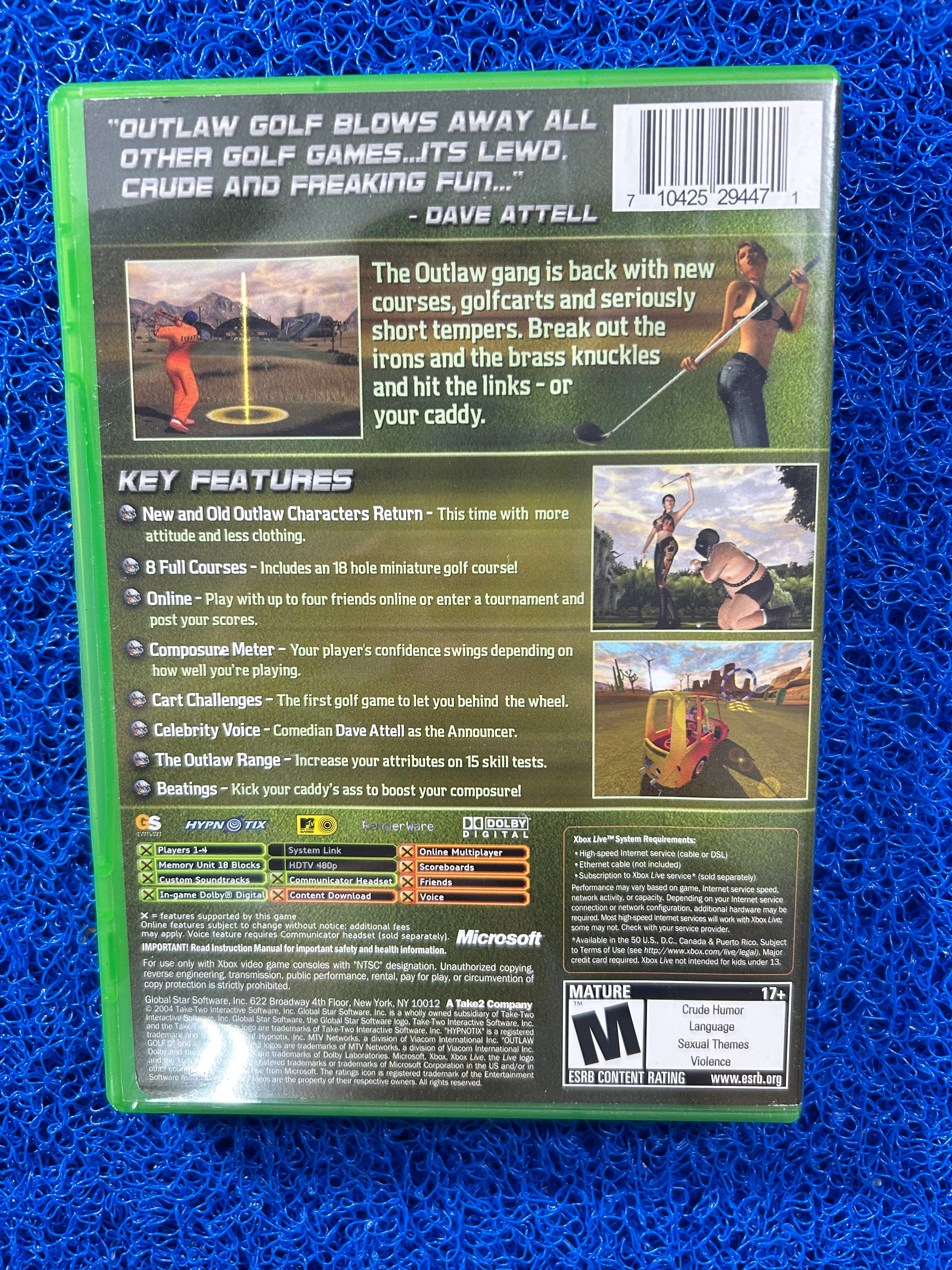XBOX CLÁSSICO Outlaw golf 2 (A)