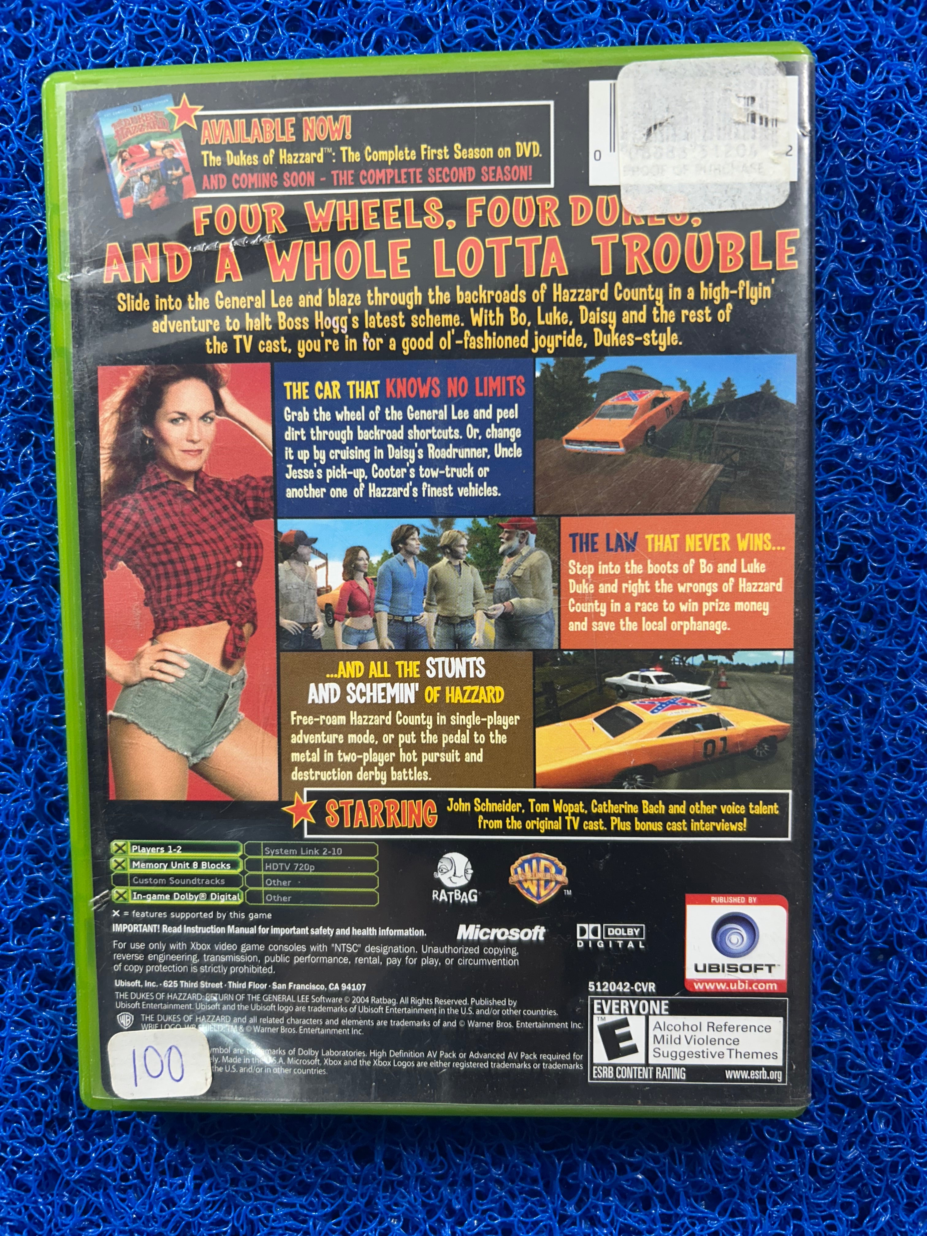 XBOX The dukes of hazzard (A)