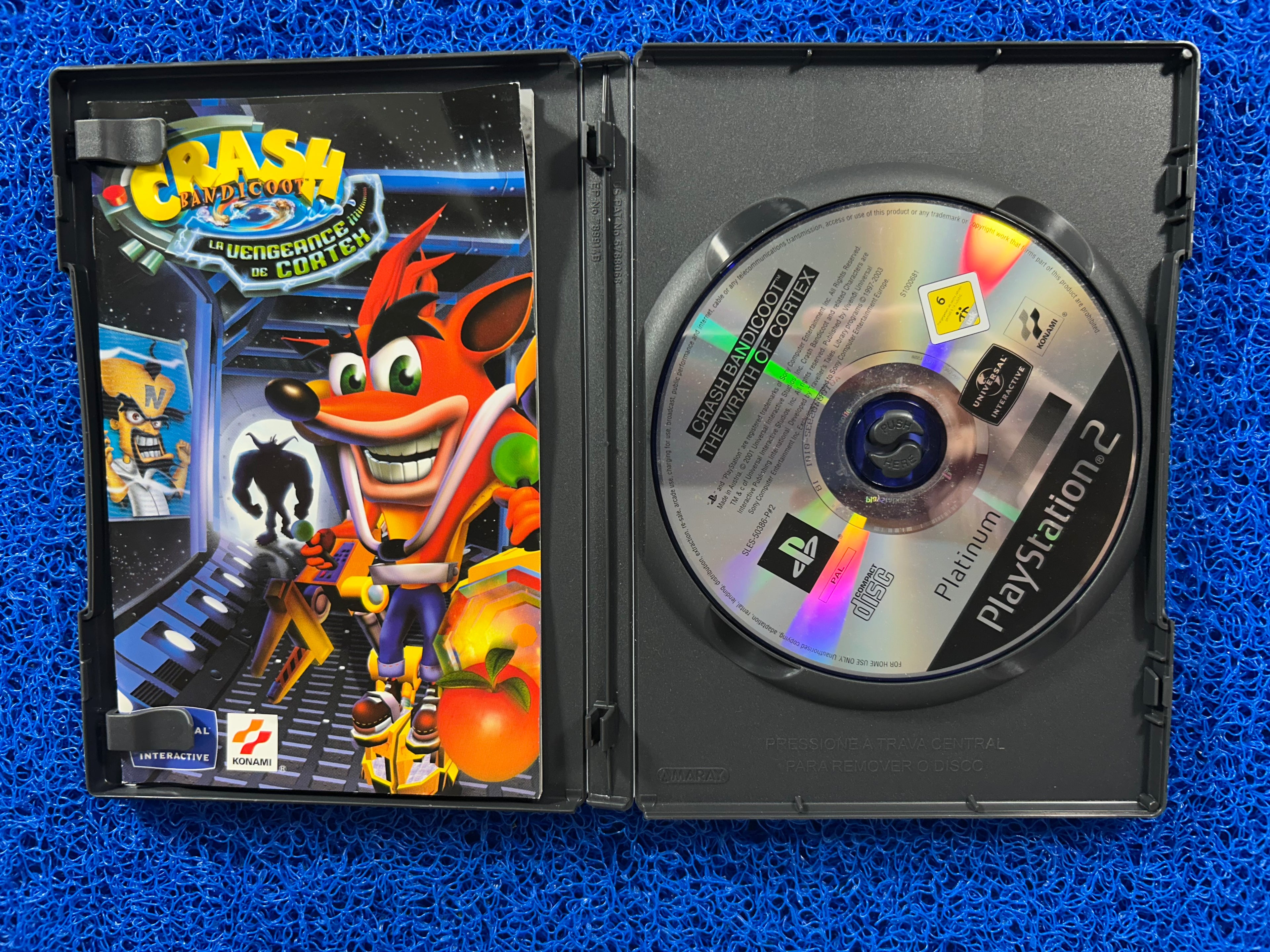PS2 Crash bandicoot wrath of cortex (E)