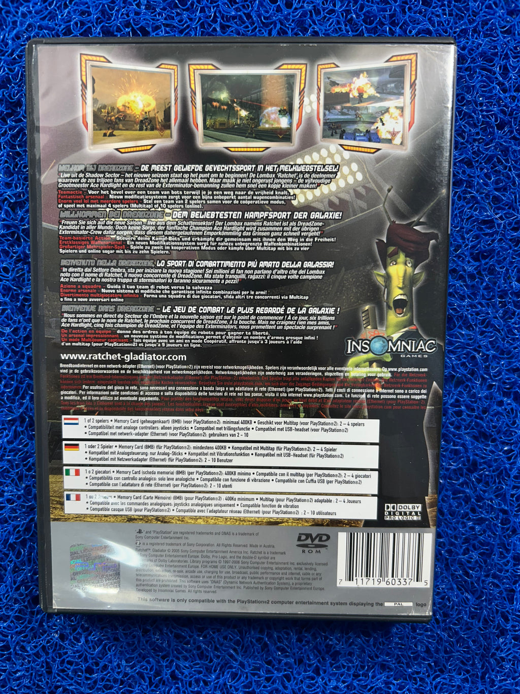 PS2 Ratchet deadlocked (E)
