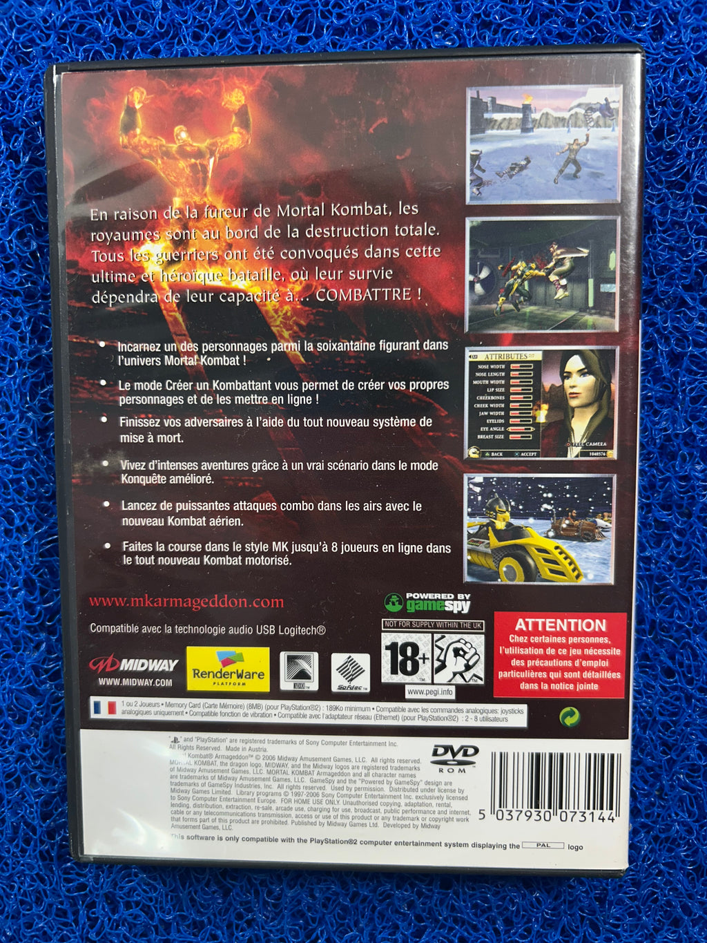 PS2 Mortal kombat armageddon (E)