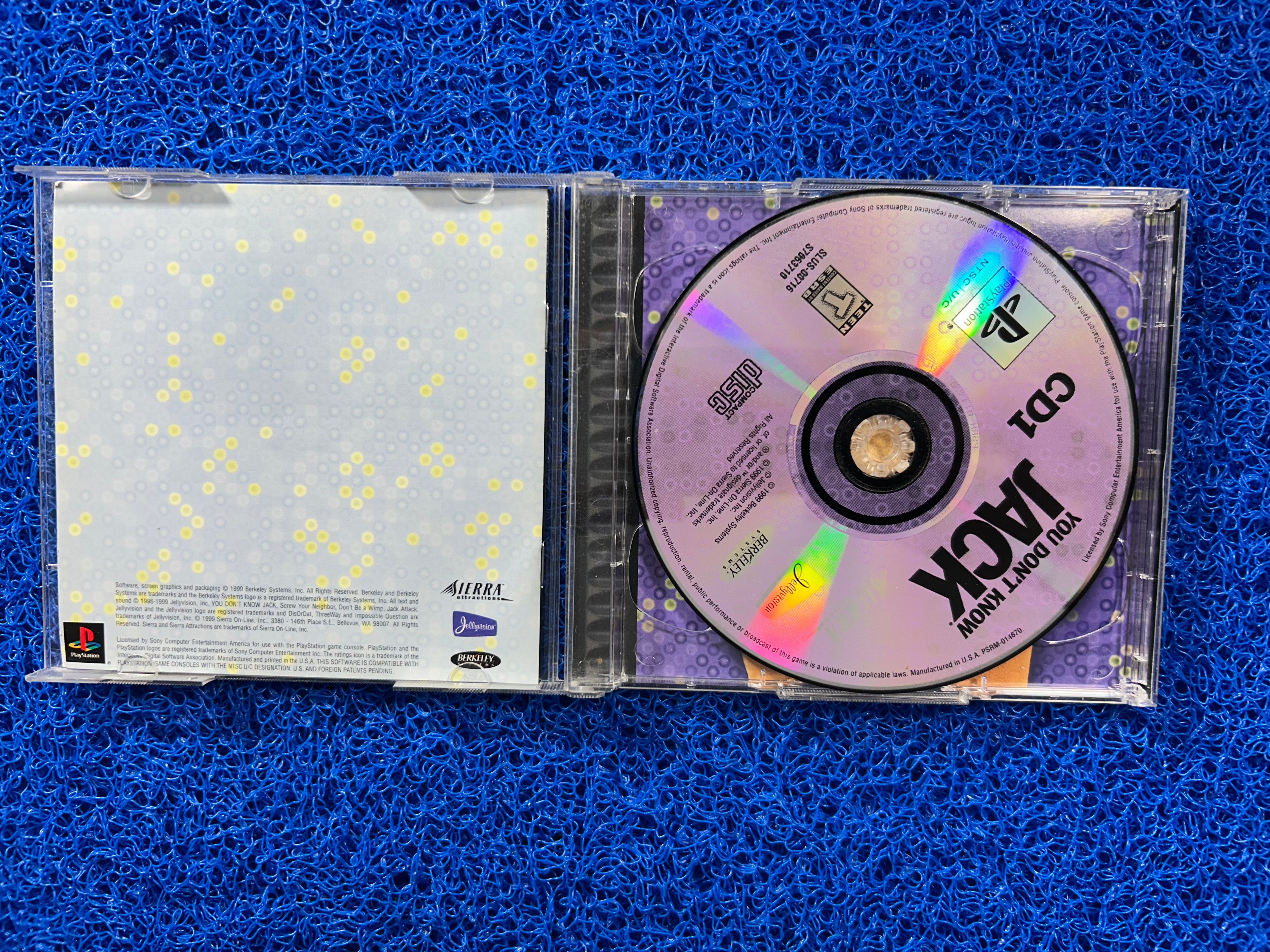 PS1 You don’t know jack (A)