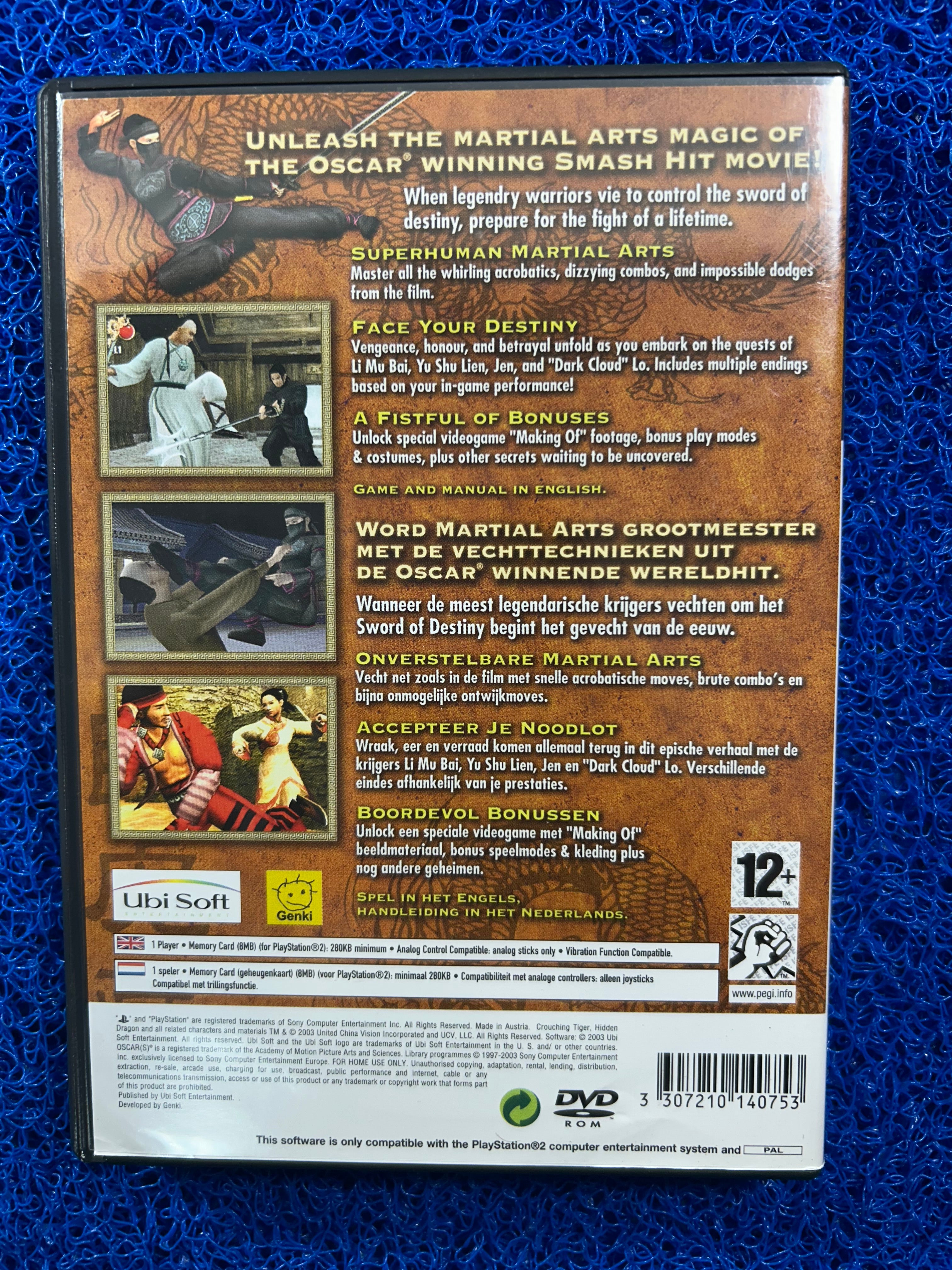 PS2 Crouching tiger hidden dragon (E)