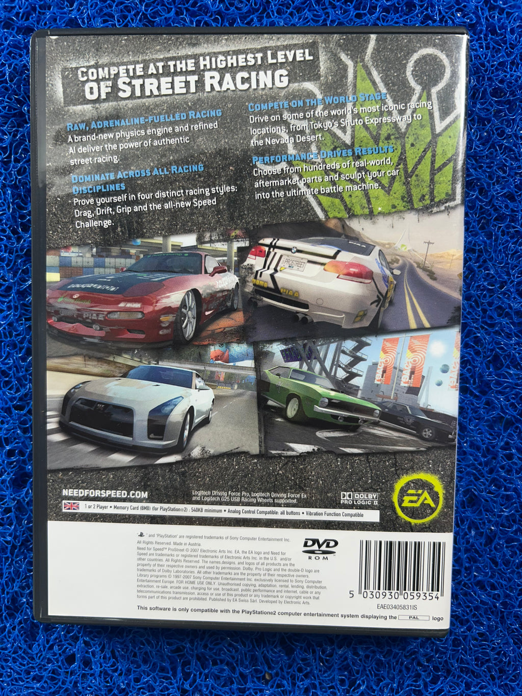 PS2 Need for speed pro street (E)