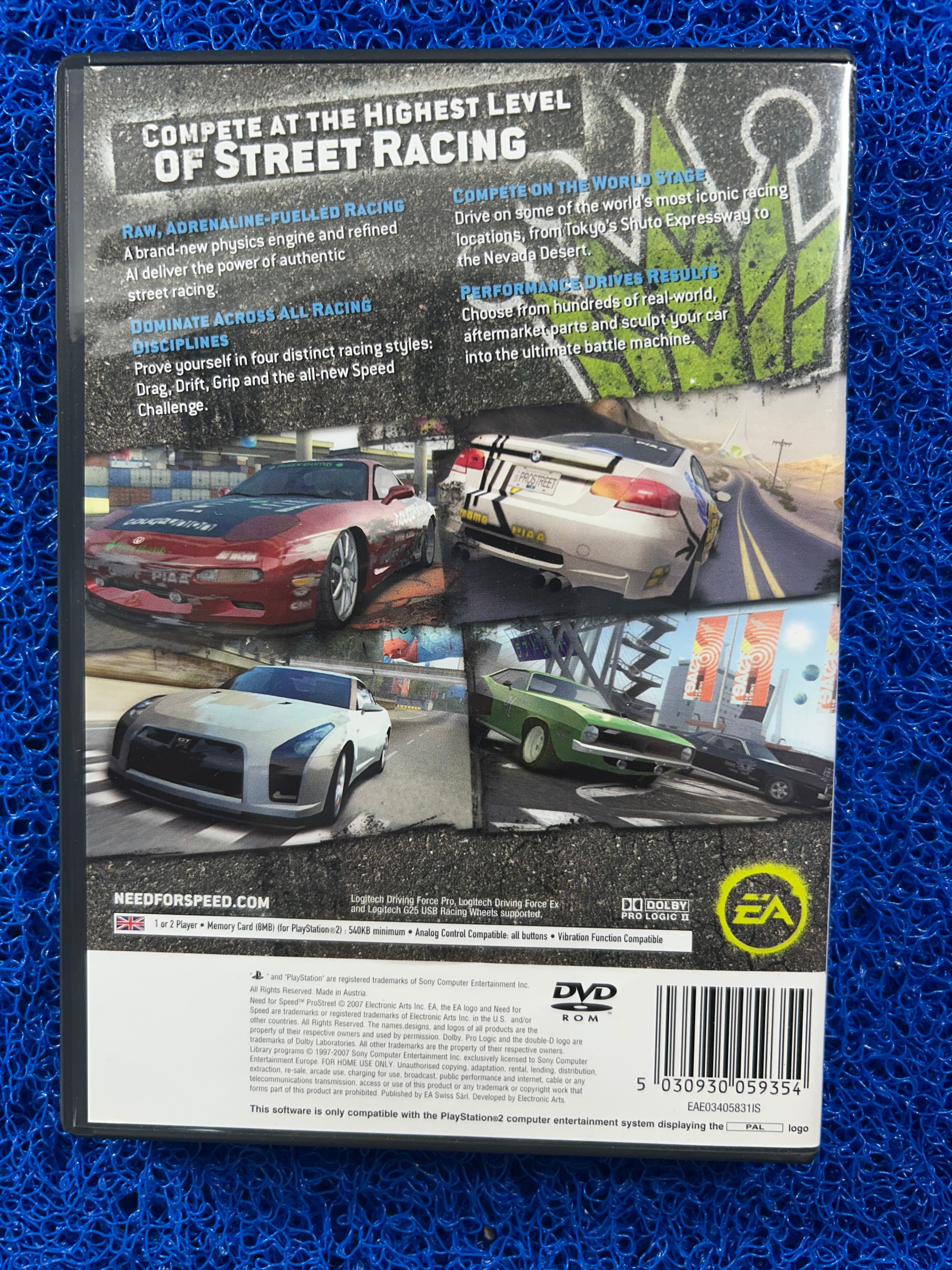PS2 Need for speed pro street (E)