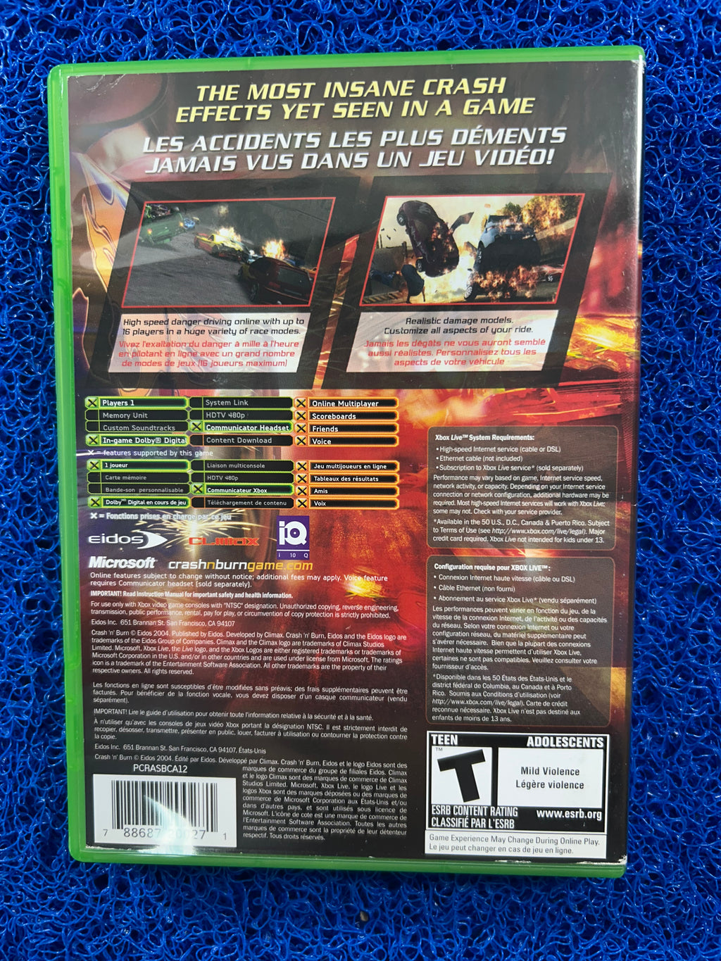 XBOX Crash n’ burn (A)