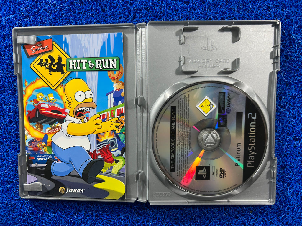 PS2 Simpsons hit and run (E)