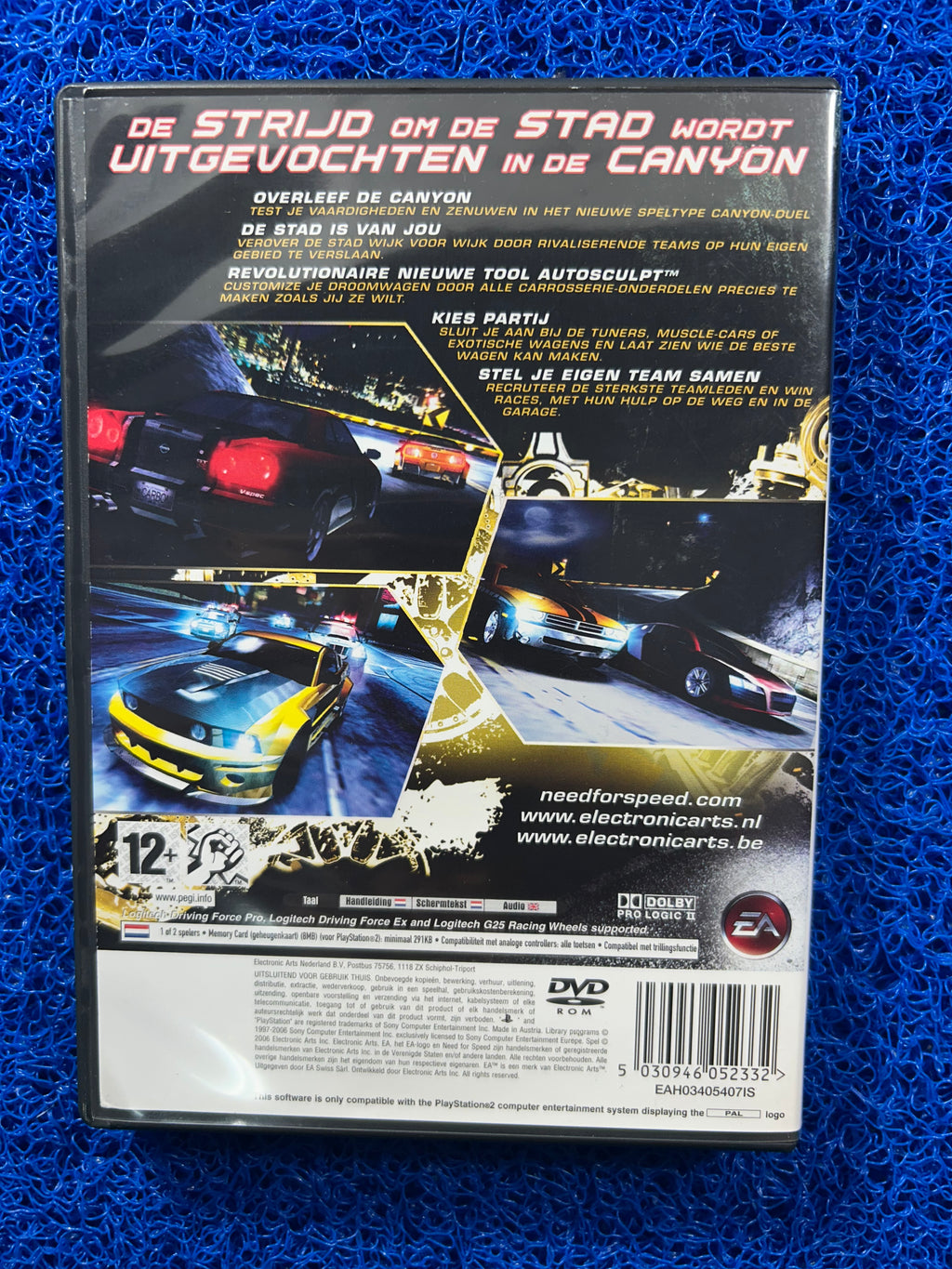 PS2 Need for speed carbon (E)