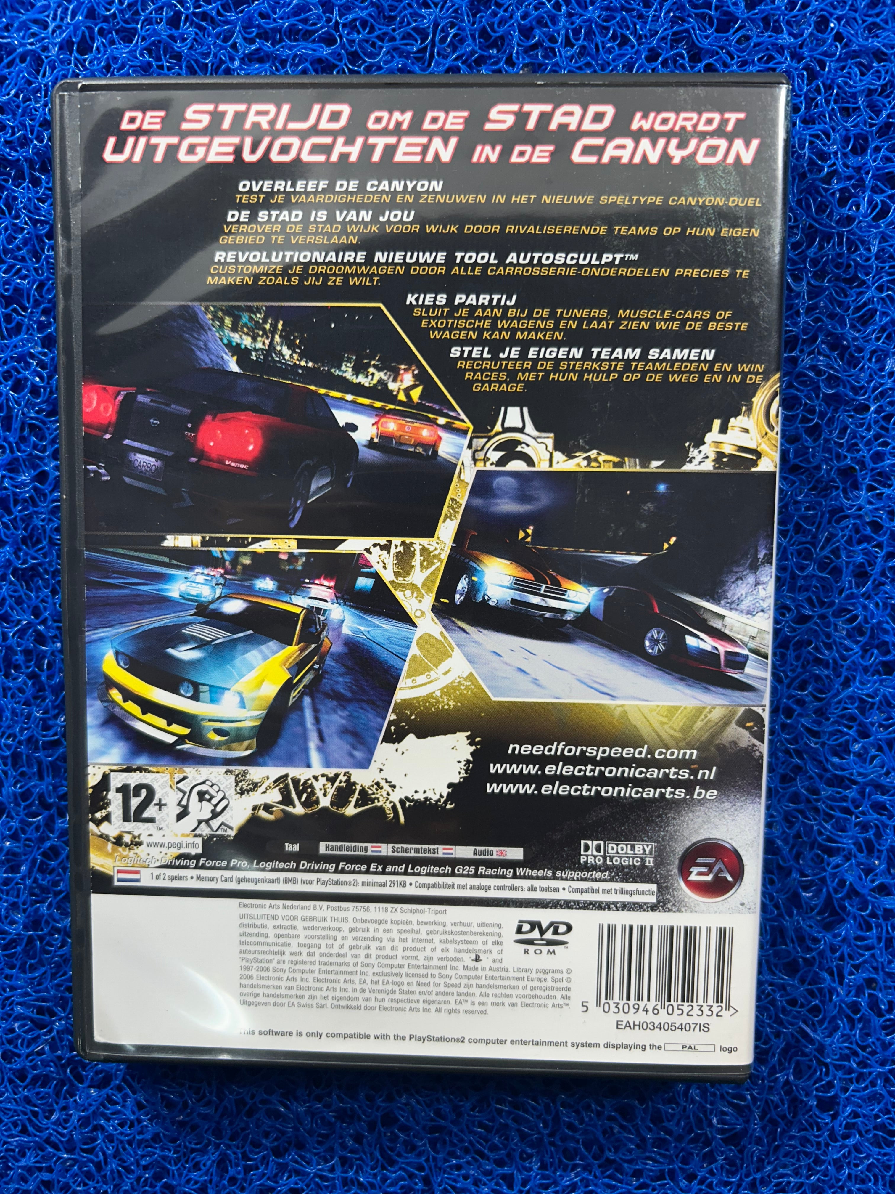PS2 Need for speed carbon (E)