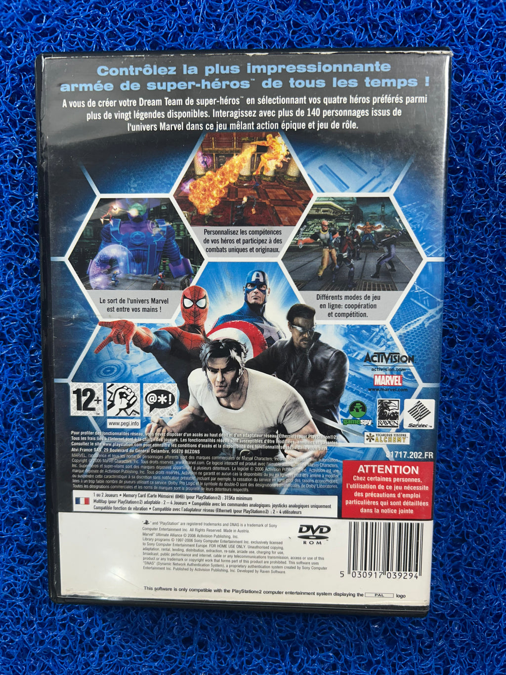 PS2 Marvel Ultimate alliance (E)