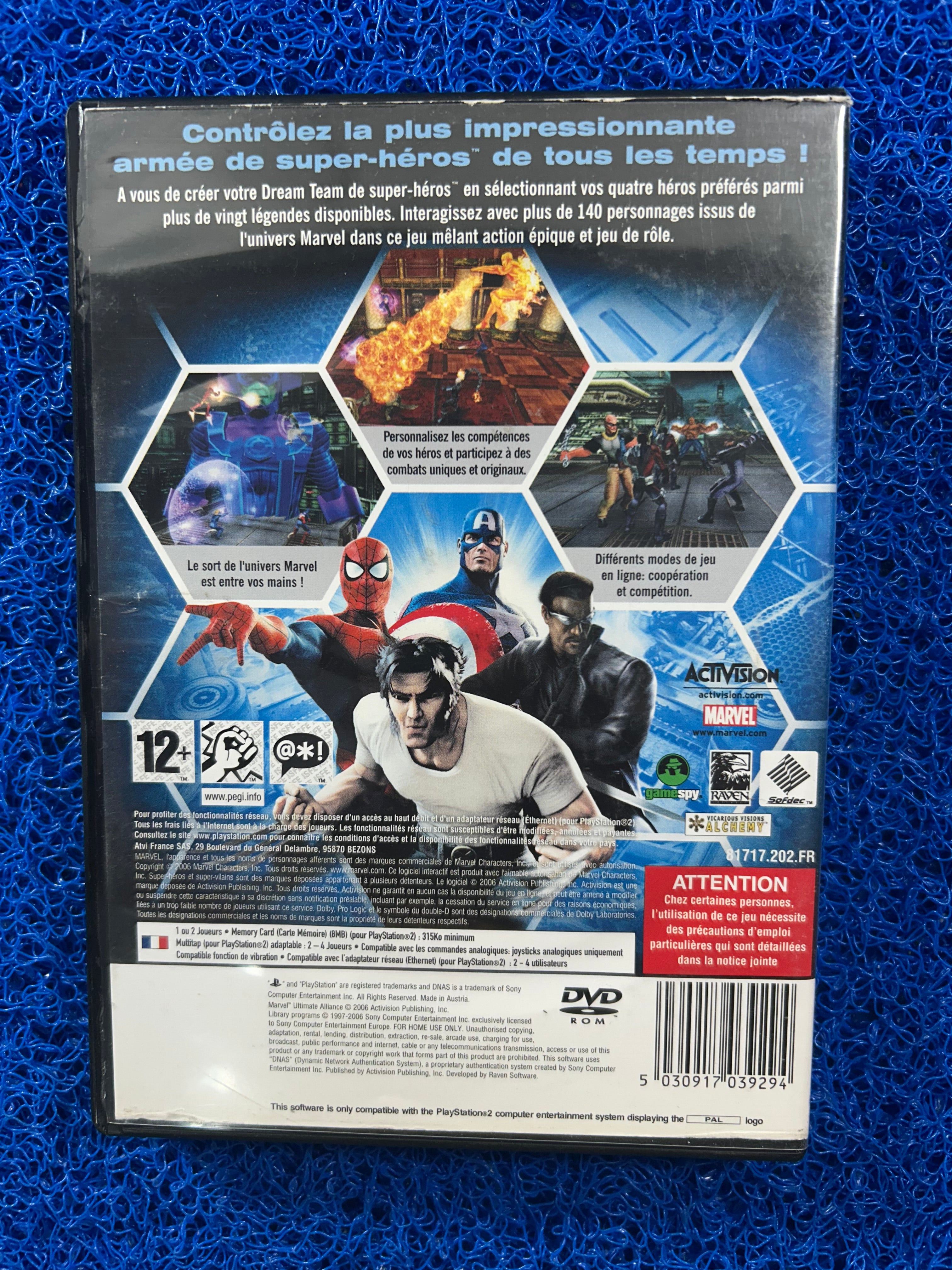 PS2 Marvel Ultimate alliance (E)