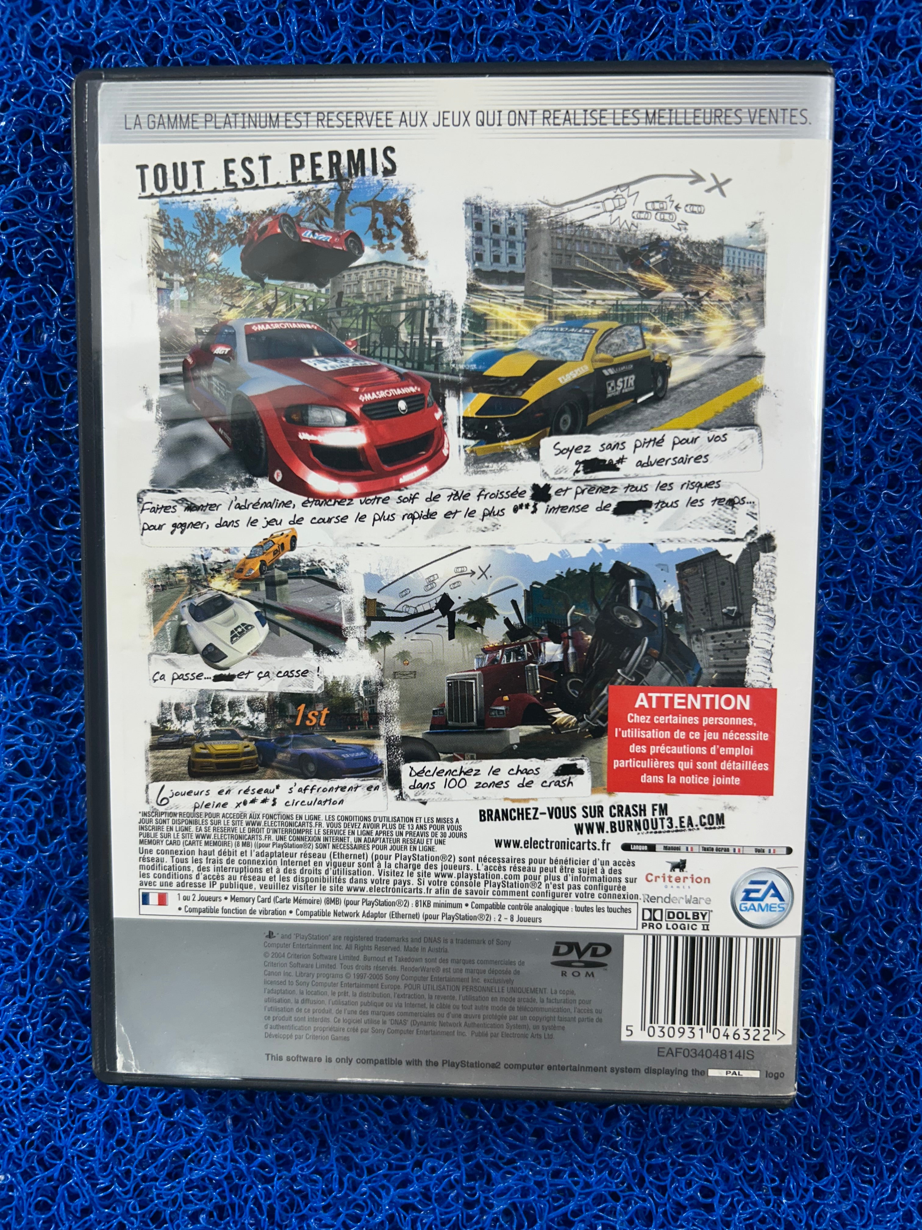 PS2# Burnout 3 (E)