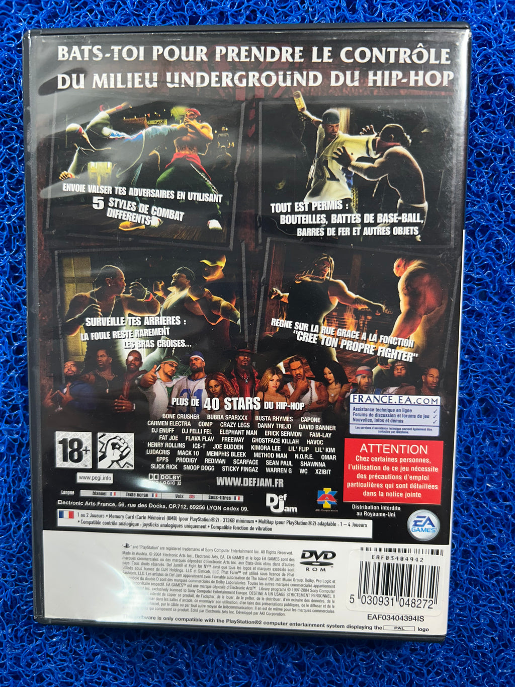 PS2 Def jam fight for ny (E)