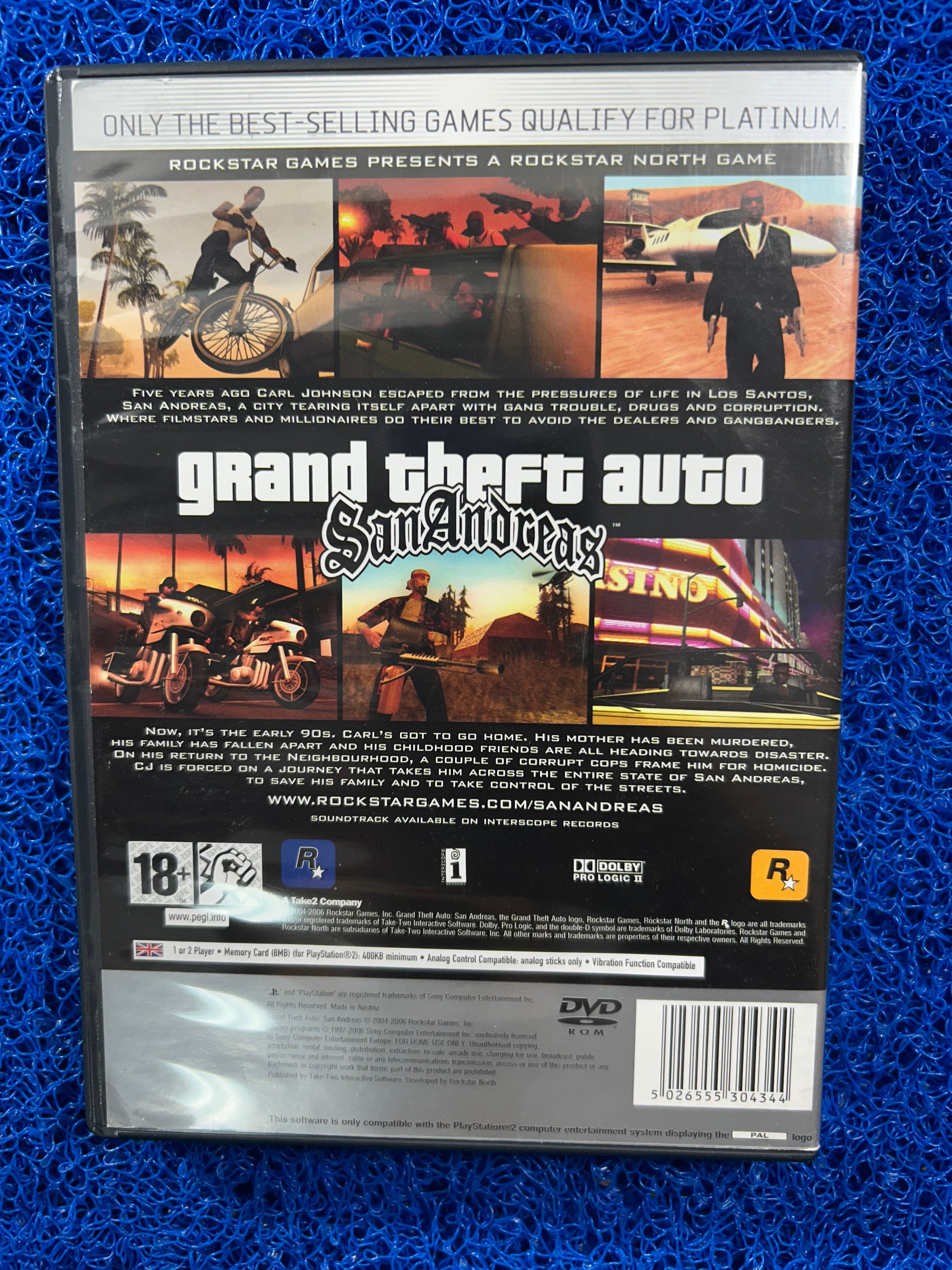 PS2 GTA San andreas (E)