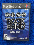 PS2 Rockband song pack 1 (E)