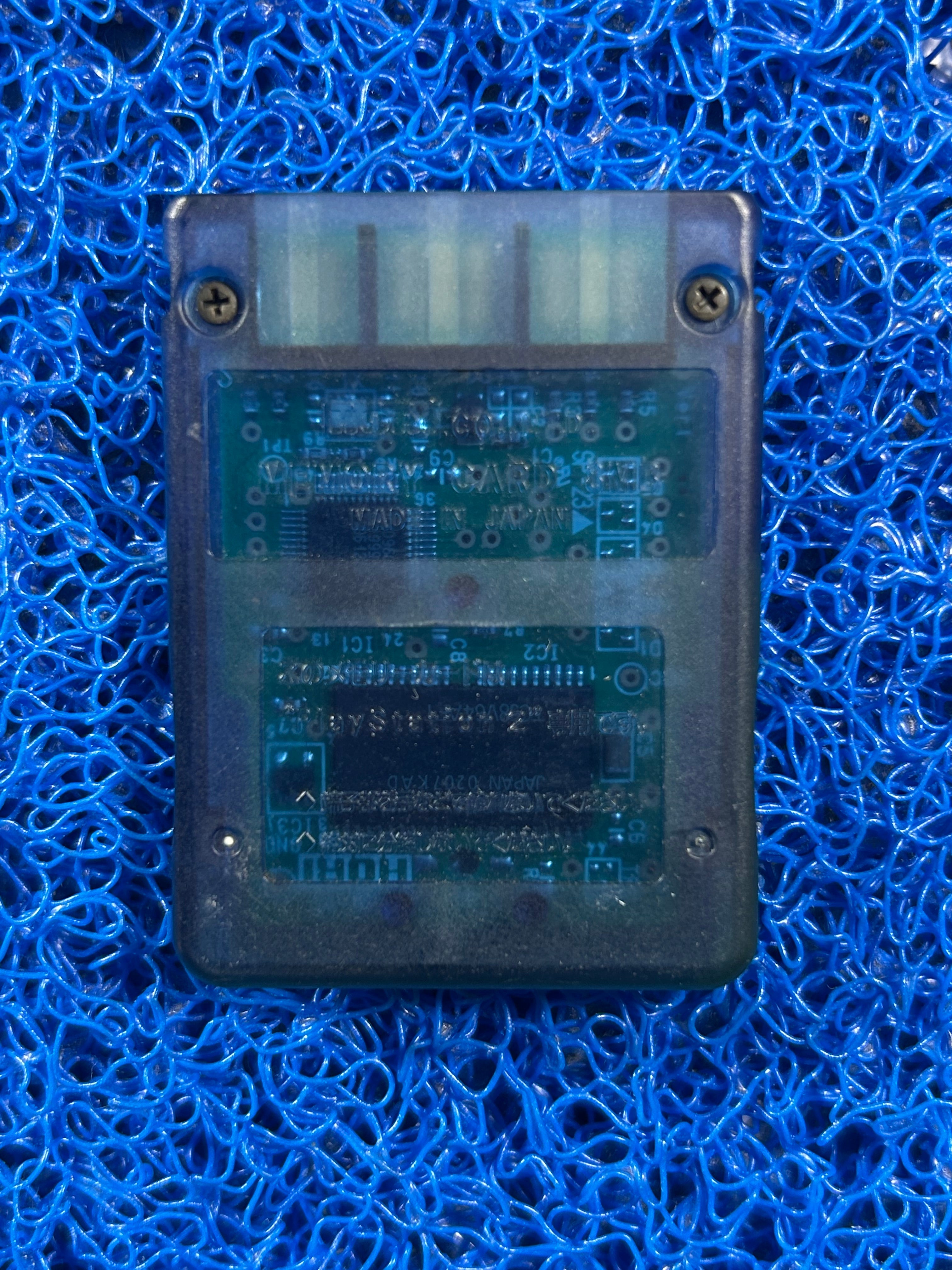 ACESSÓRIOS# Memory card de ps2 azul translúcido