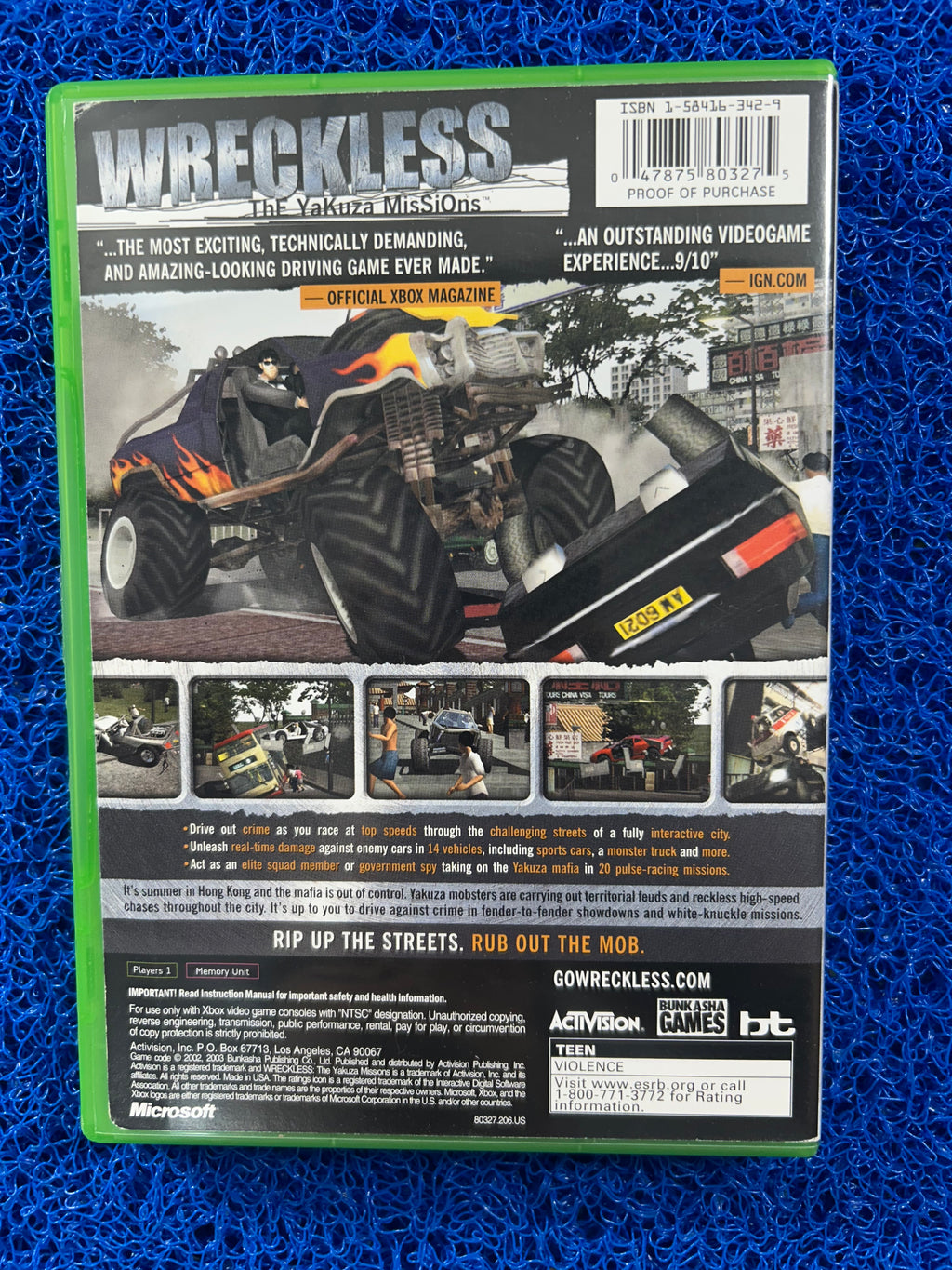 XBOX Wreckless (A)