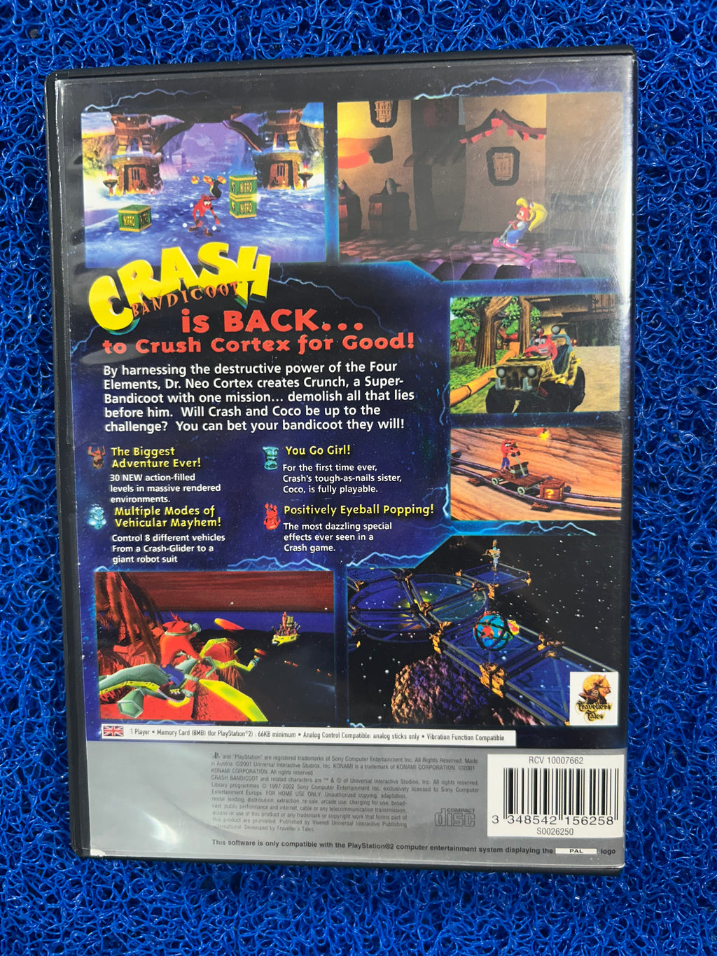 PS2# Crash bandicoot wrath of cortex (E)