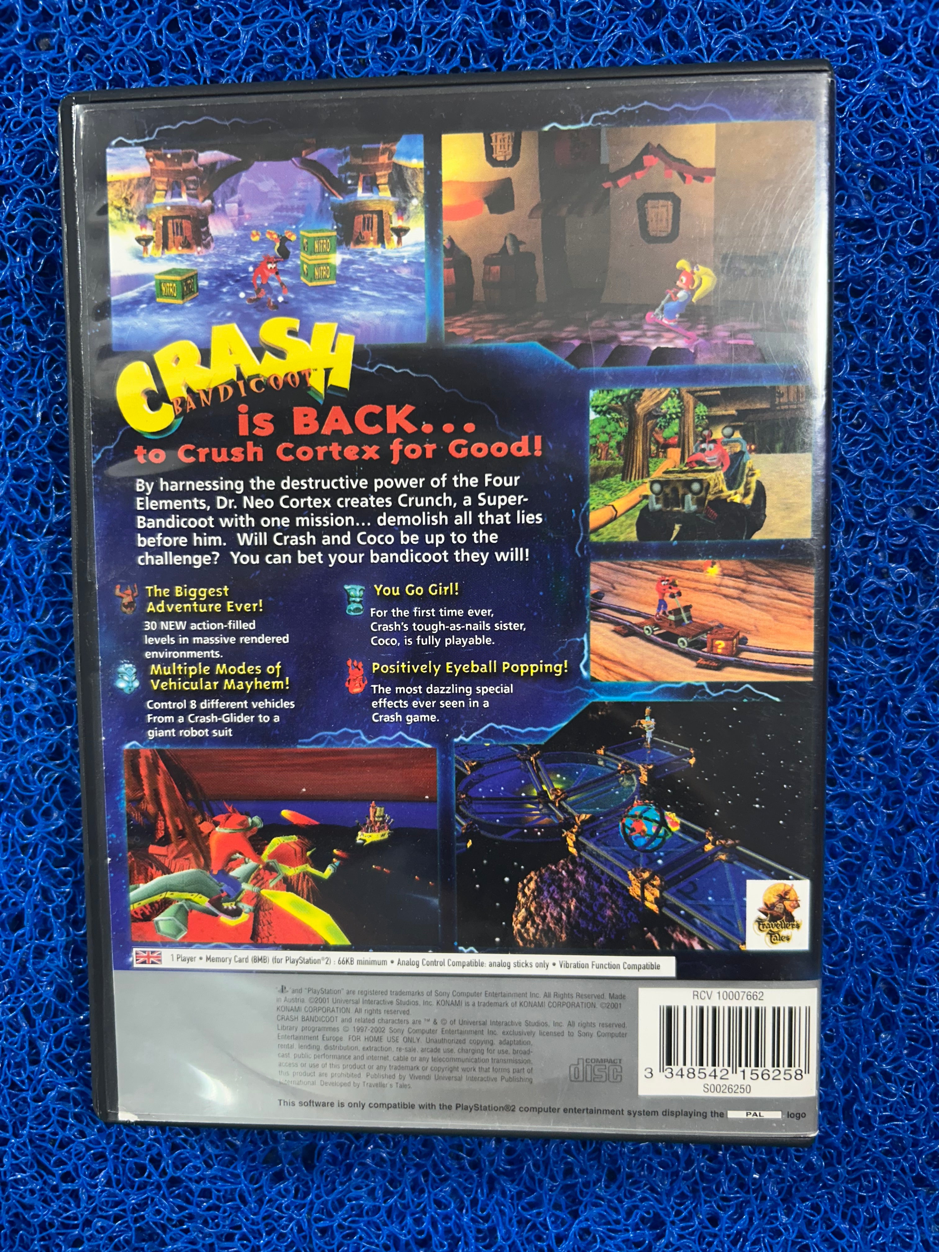 PS2# Crash bandicoot wrath of cortex (E)