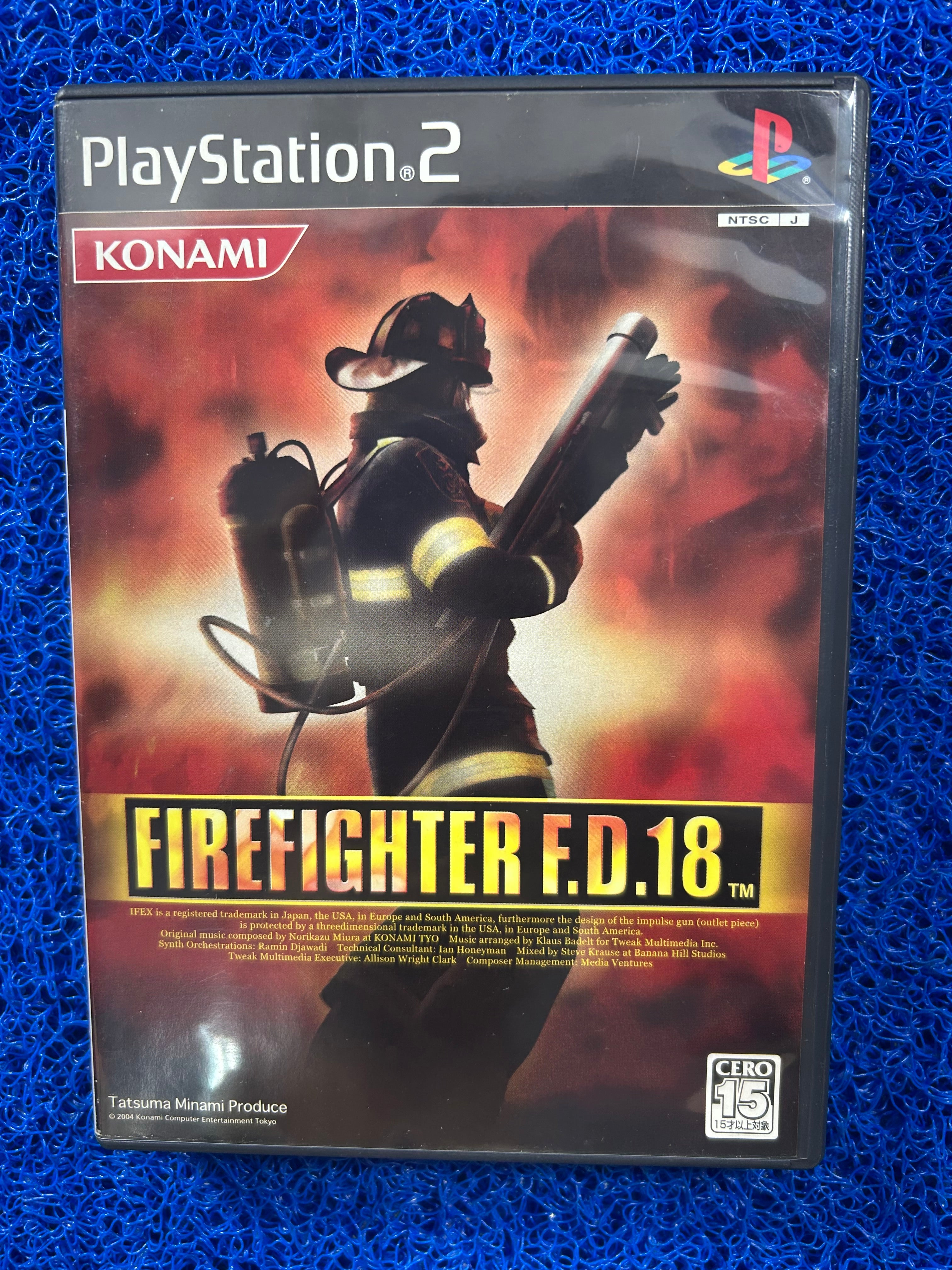 PS2 Firefighter. 18 (J)