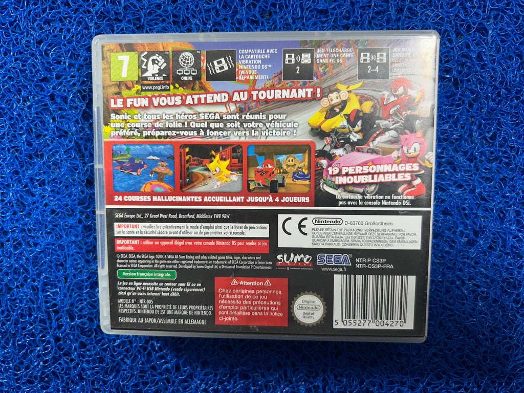 NDS# Sonic Sega all-stars Racing (E)