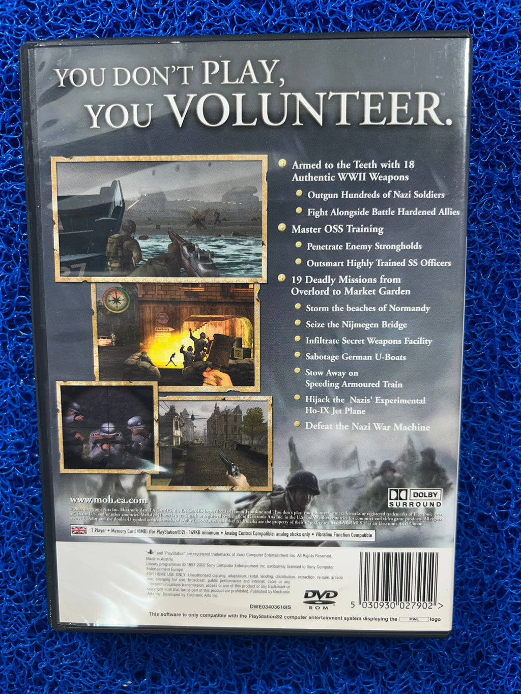 PS2 Medal of honor frontline (E)