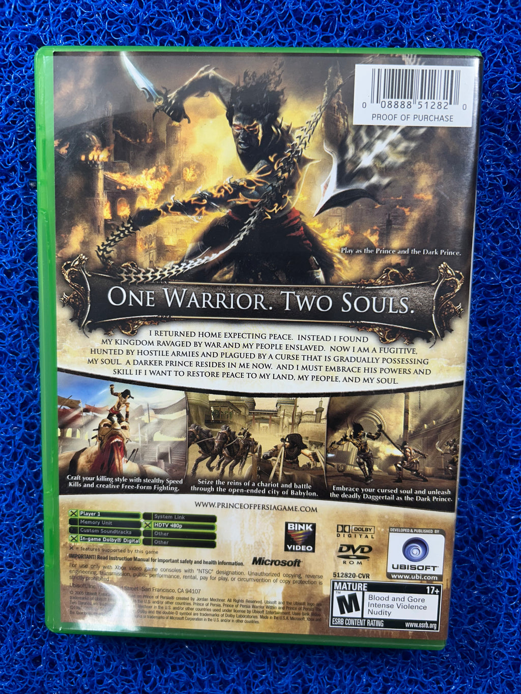 XBOX Prince of persia the two thrones (A)