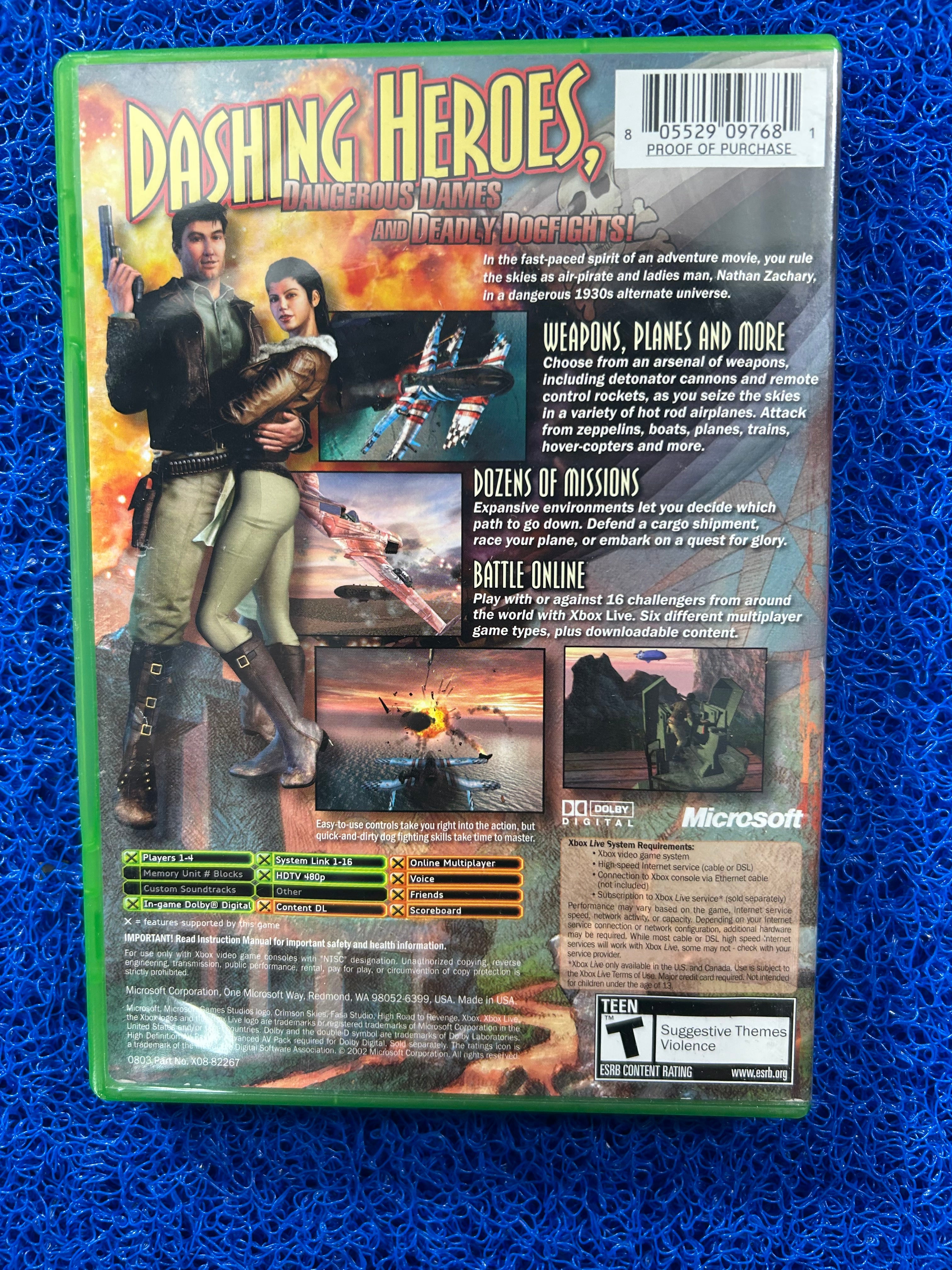 XBOX Crimson skies (A)