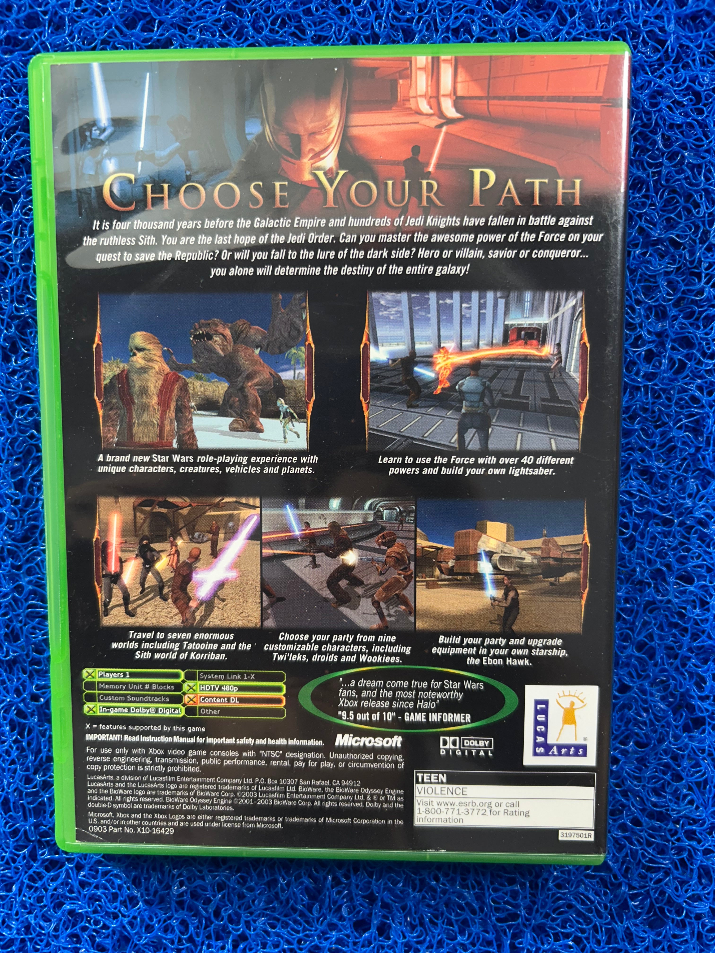 XBOX Star wars knights old republic (A)
