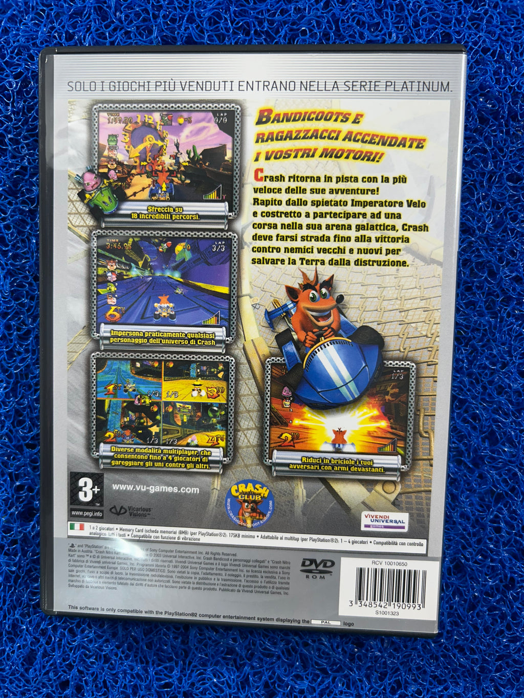 PS2 Crash nitro kart (E)