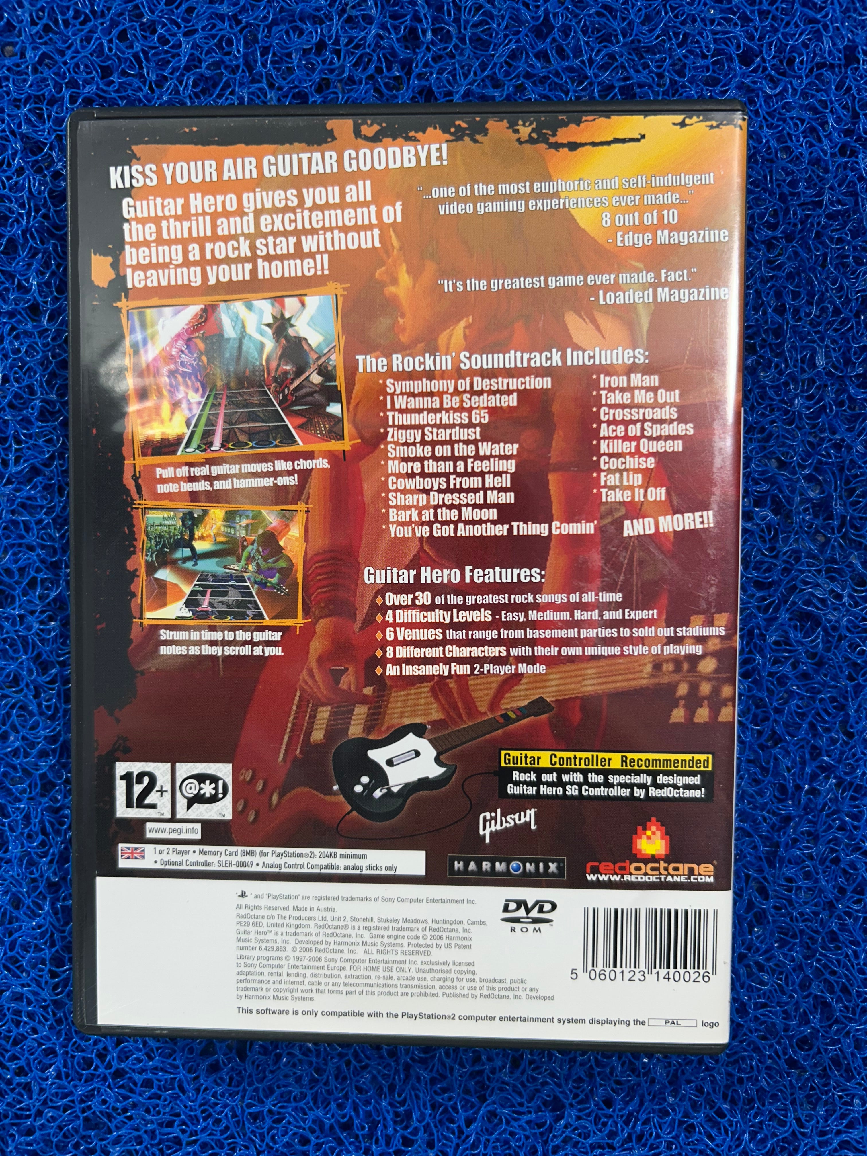 PS2# Guitar hero (E)