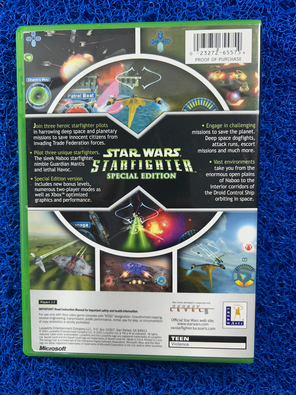 XBOX Star wars starfighter (A)