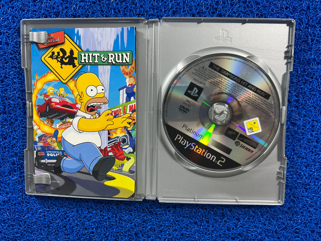 PS2 Simpsons hit and run (E)
