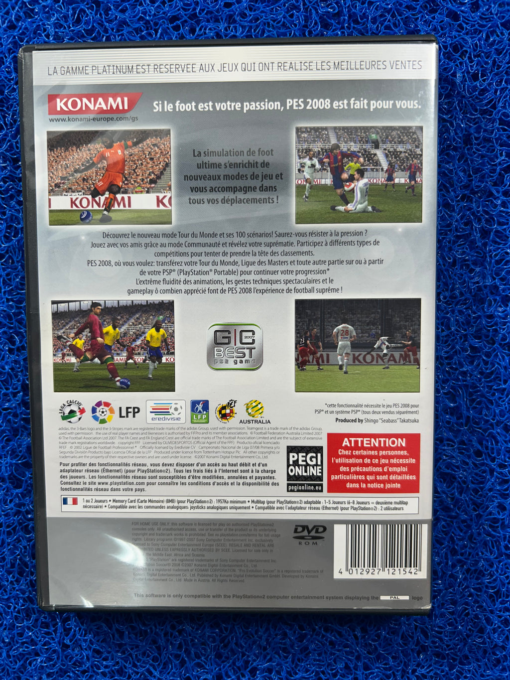 PS2 PES 2008 (E)