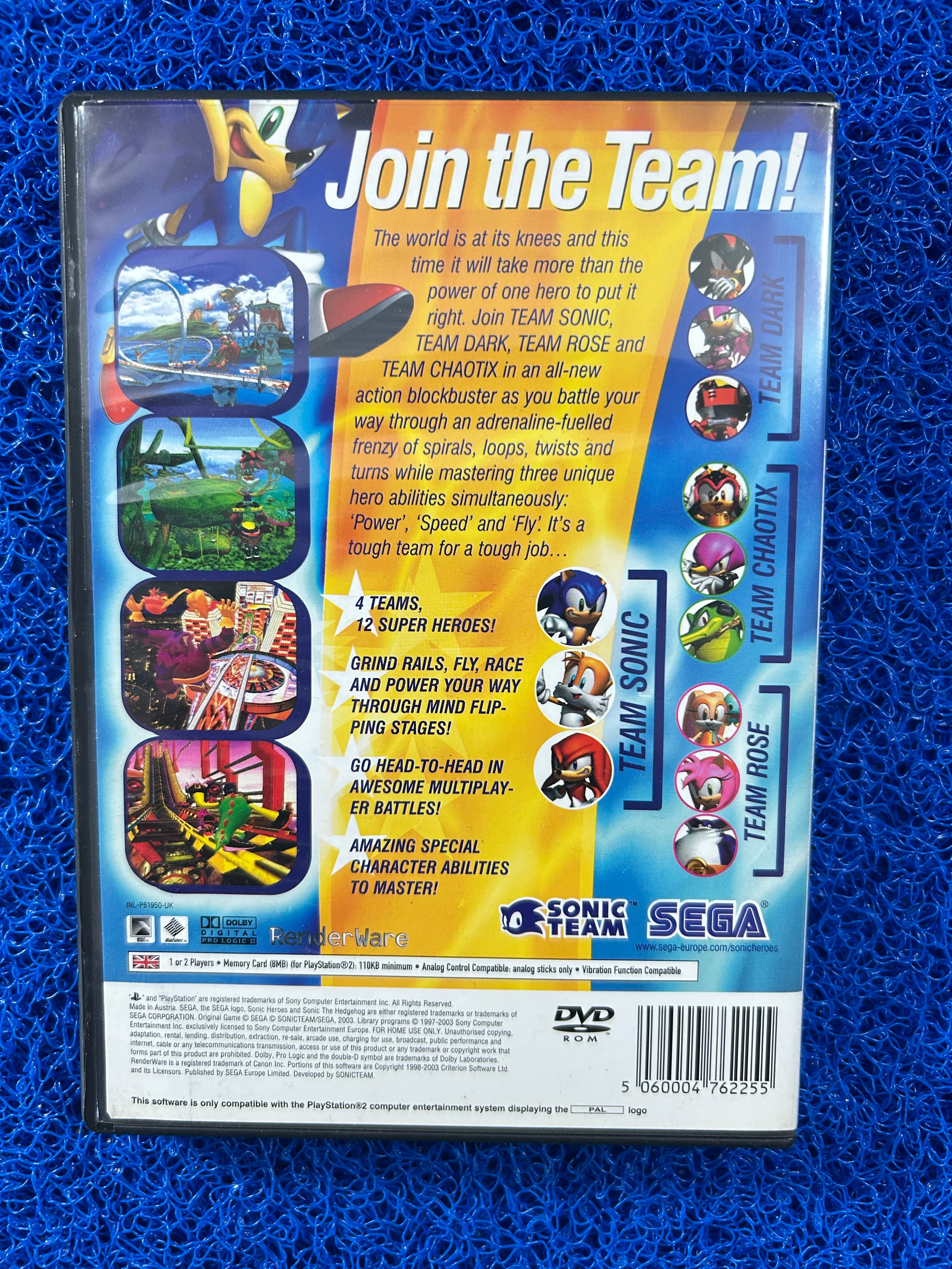 PS2 Sonic heroes (E)