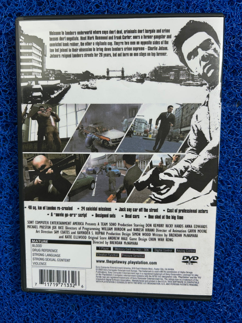 PS2# The getaway (A)