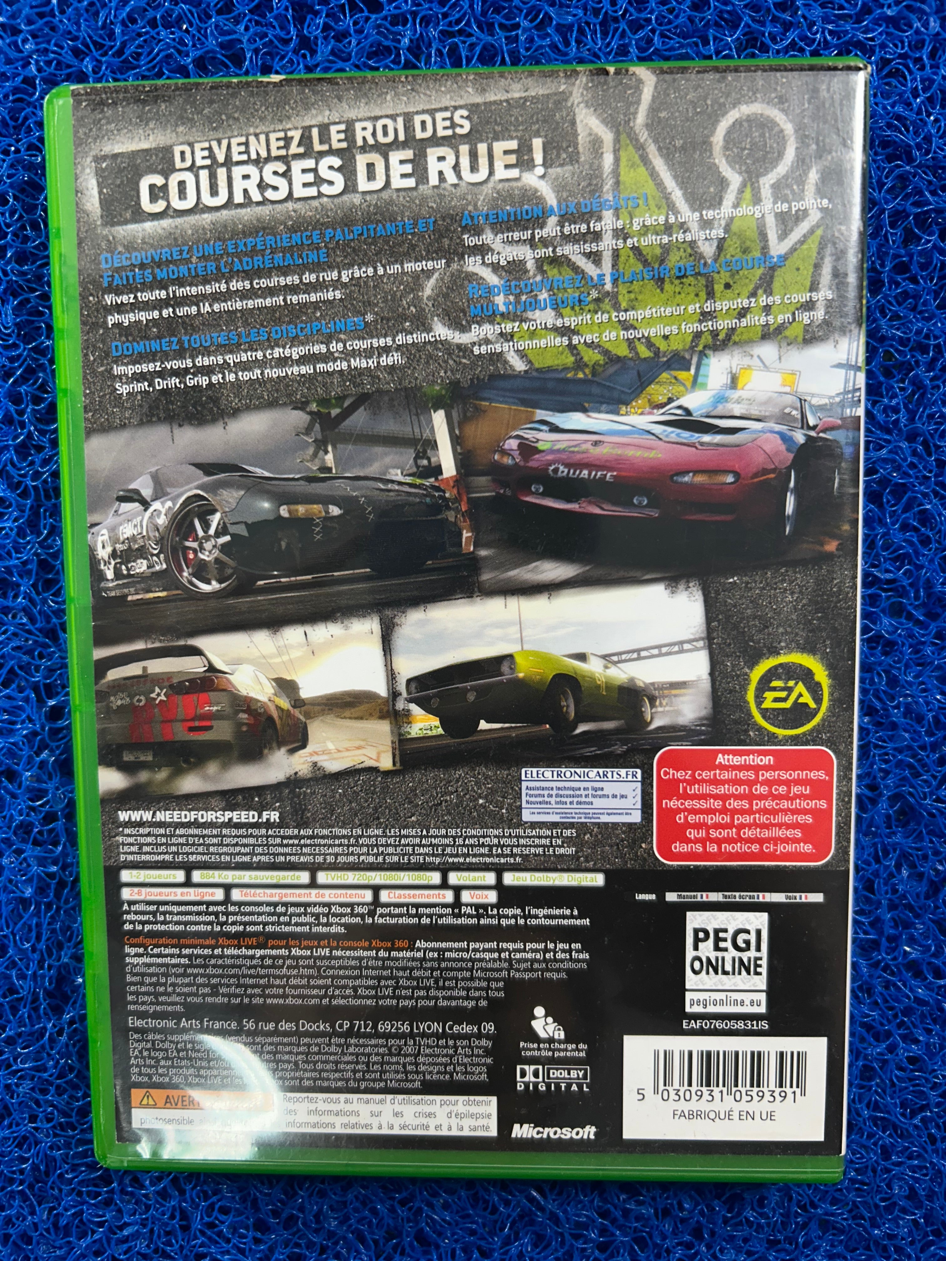 XBOX Need for speed pro street (E)