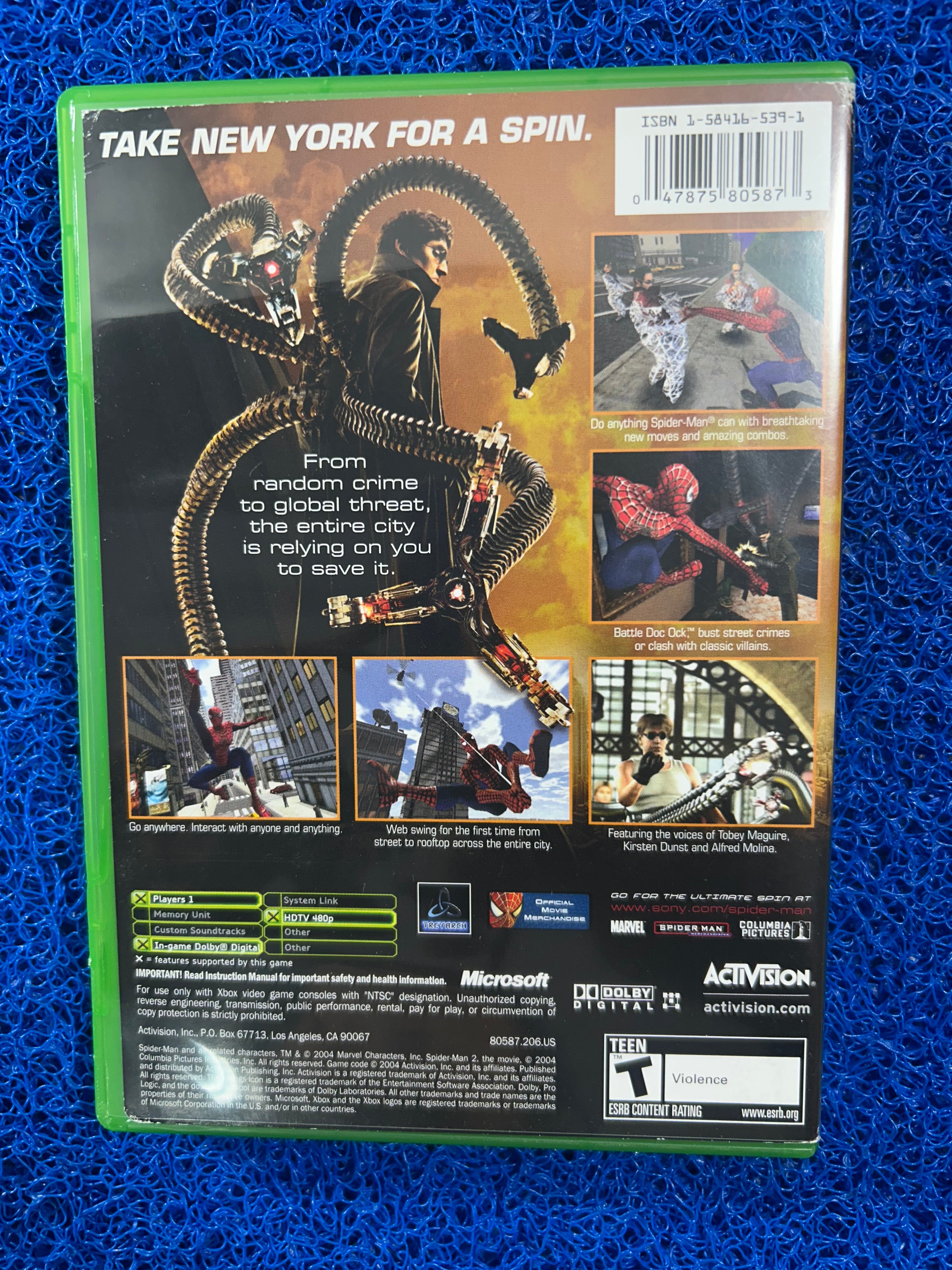 XBOX# Spider man 2 (A)