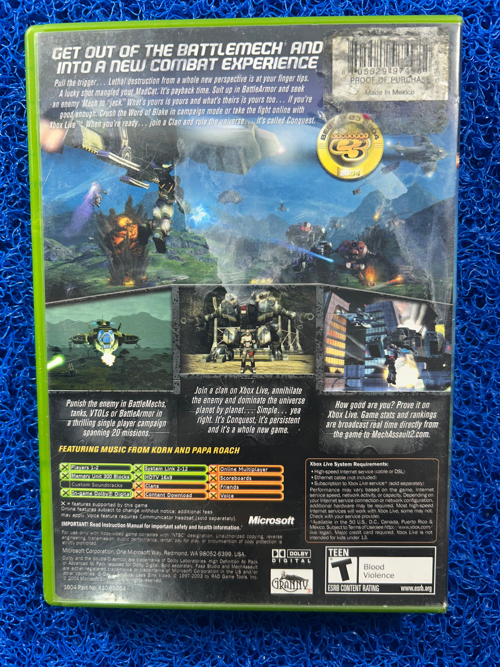 XBOX Mechassault 2 (A)
