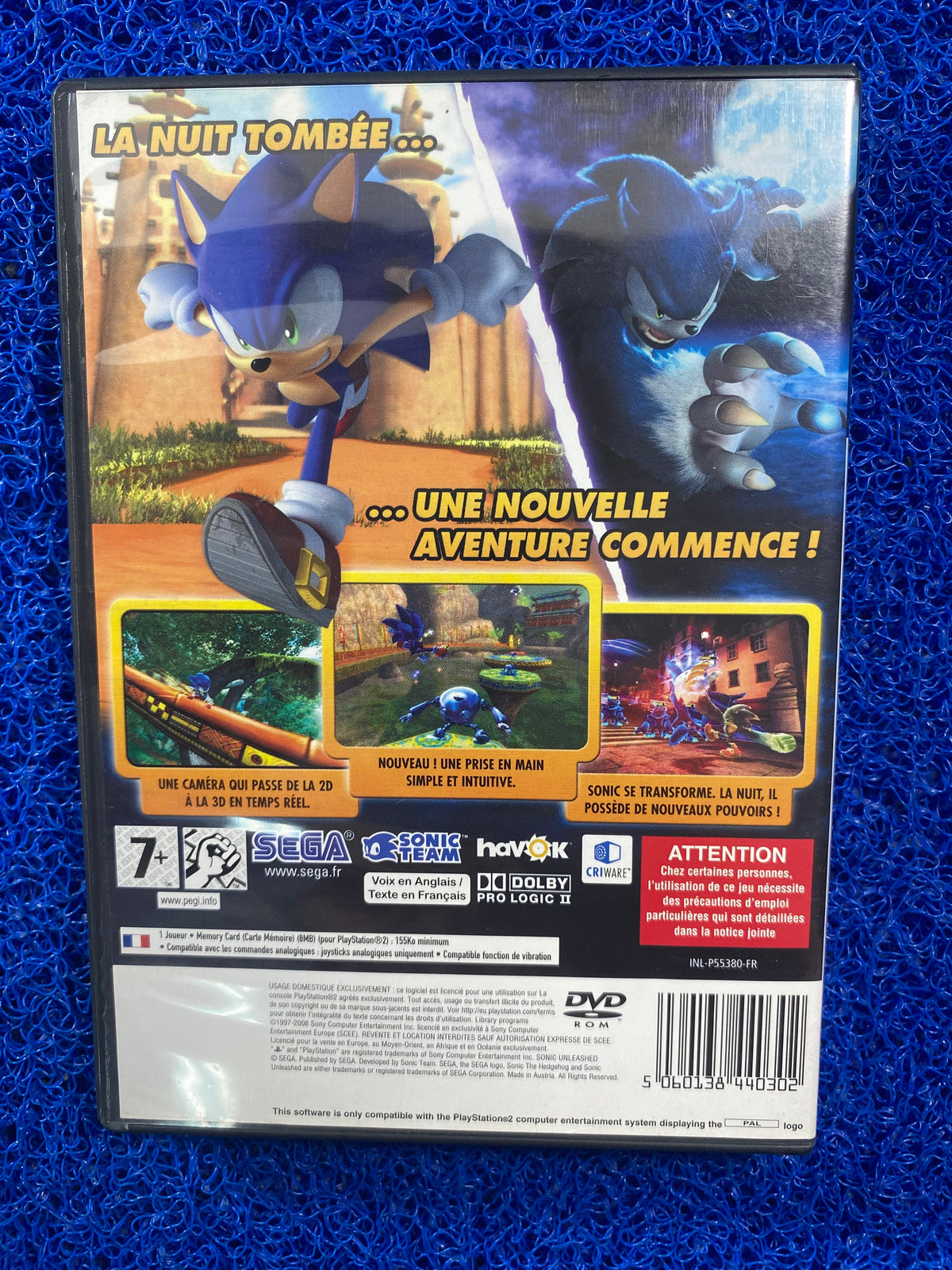 PS2# Sonic unleashed (E)