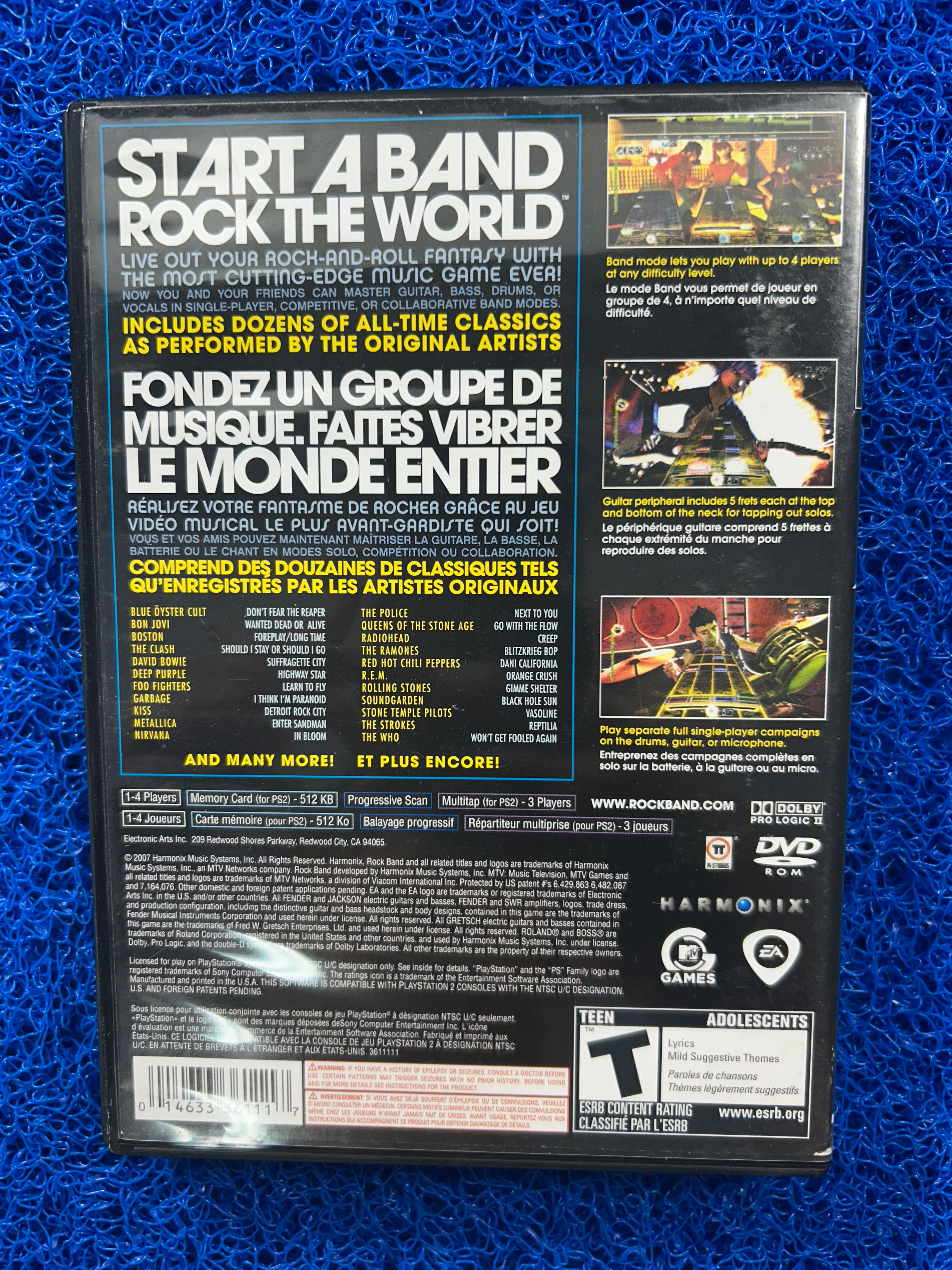 PS2 Rockband (A)