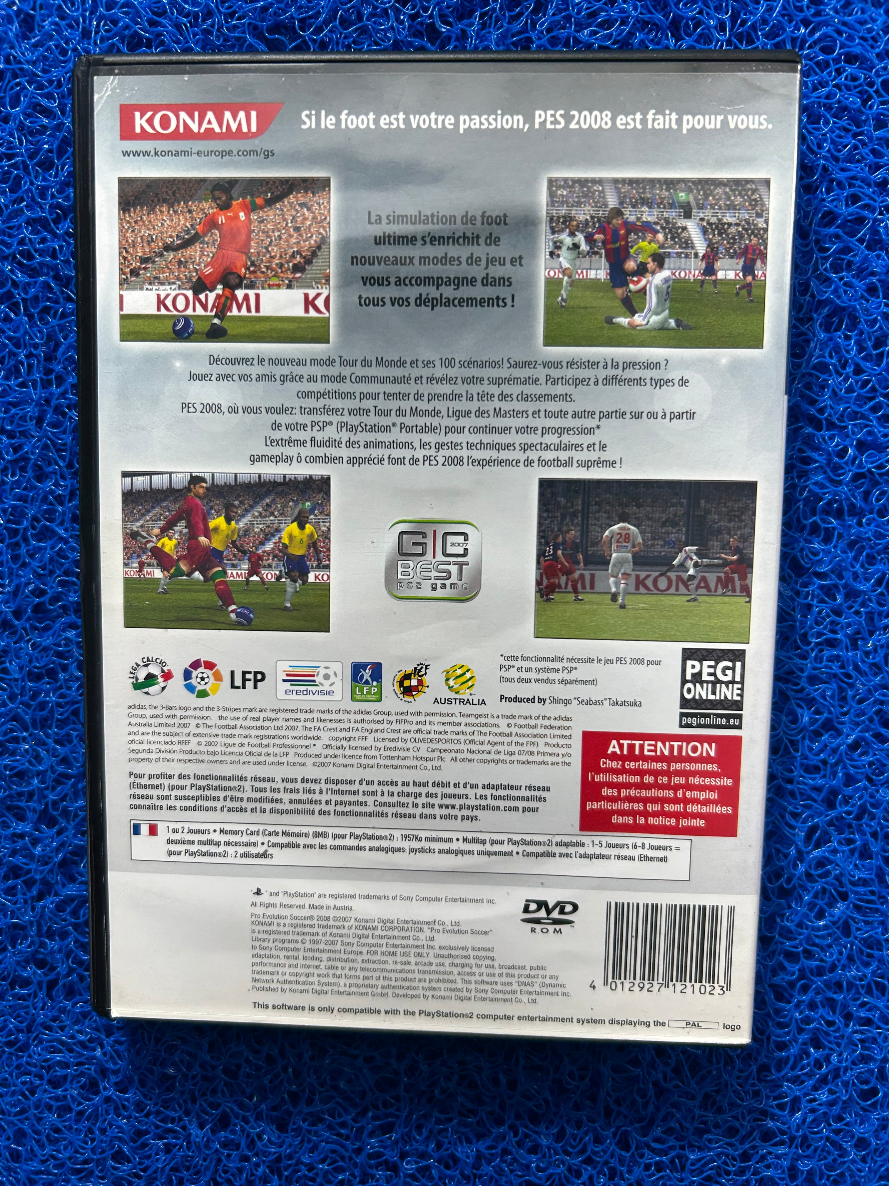 PS2 Pes 2008 (E)